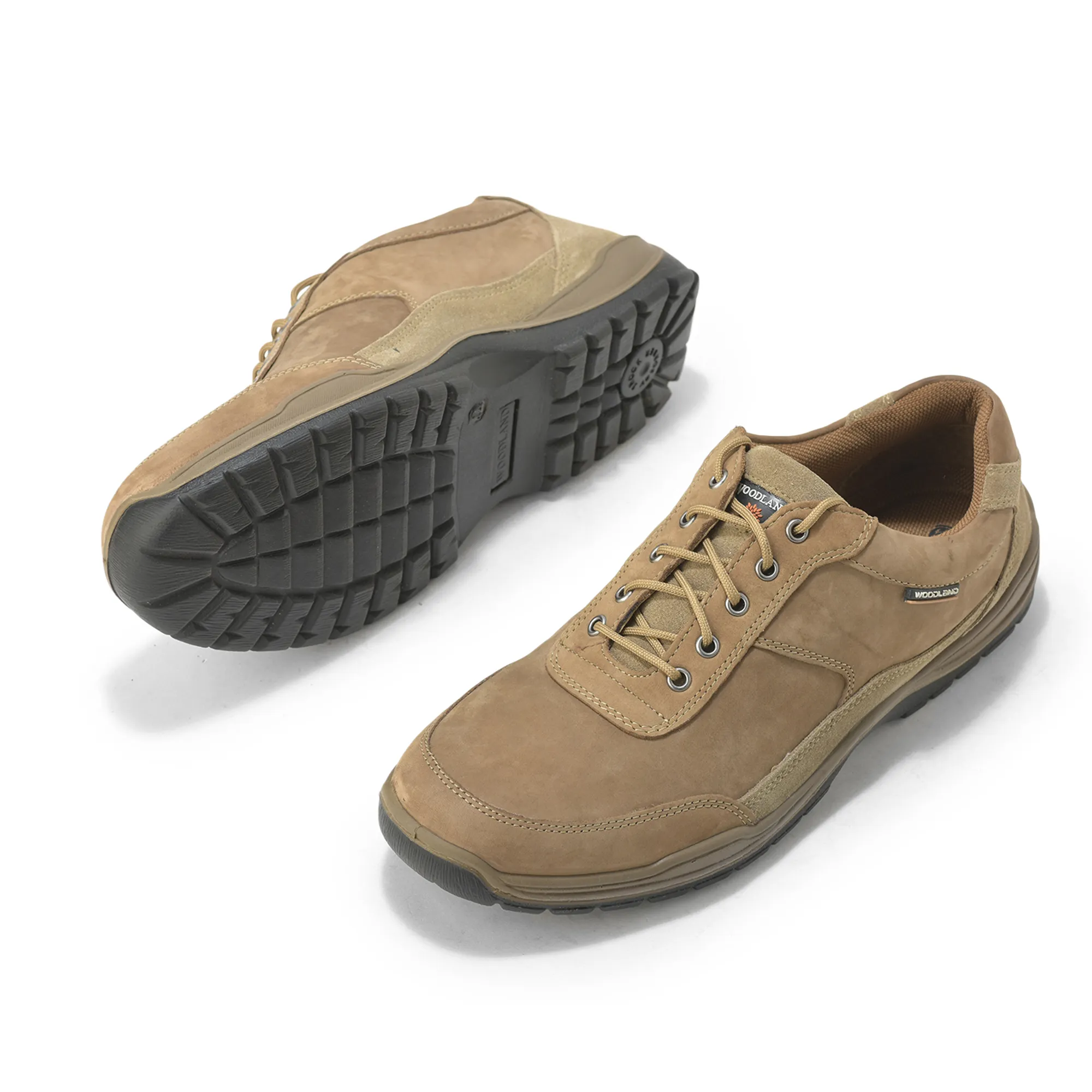 Woodland Men’S Khaki Nubuk Casual Shoes - Thumbnail 6