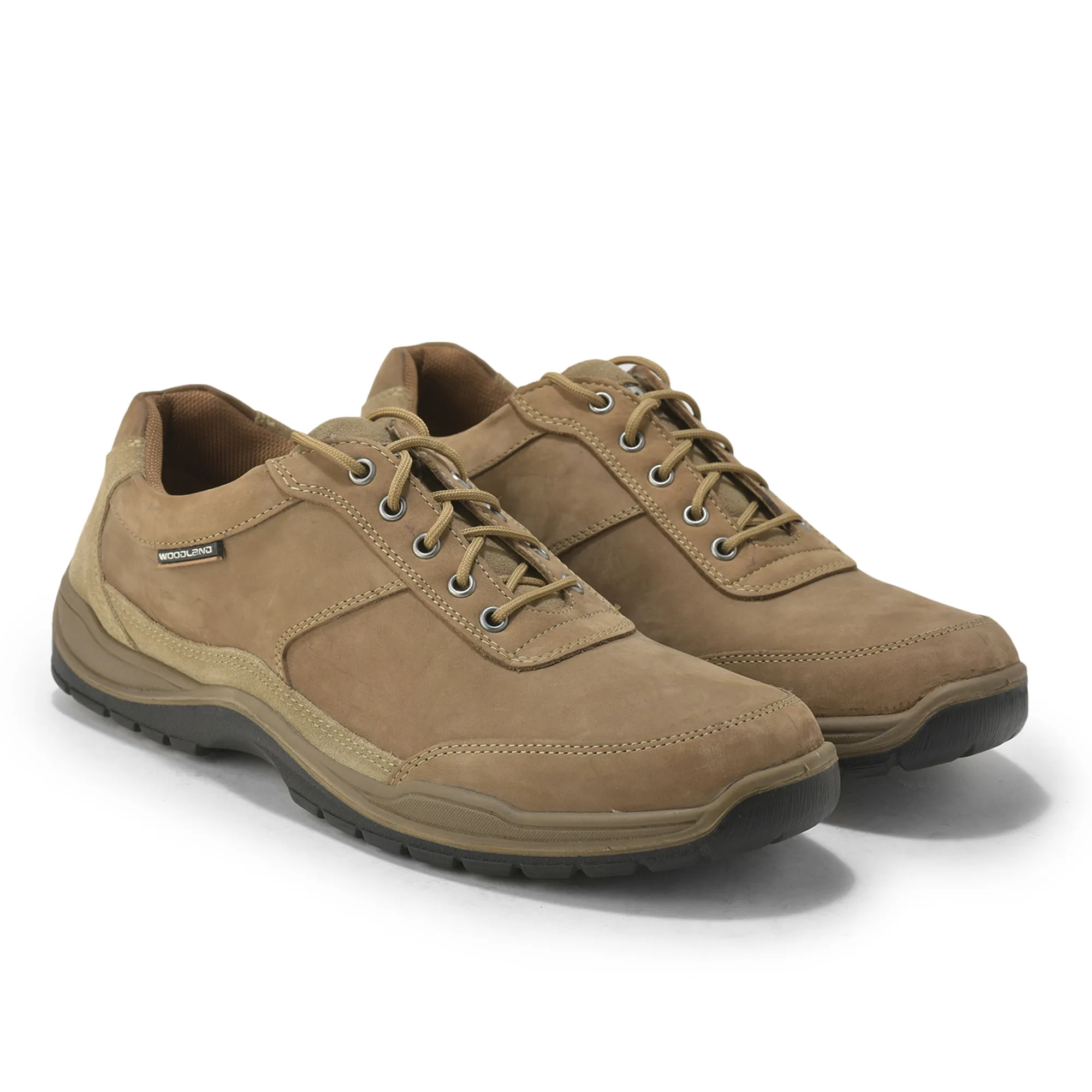 Woodland Men’S Khaki Nubuk Casual Shoes - Thumbnail 8