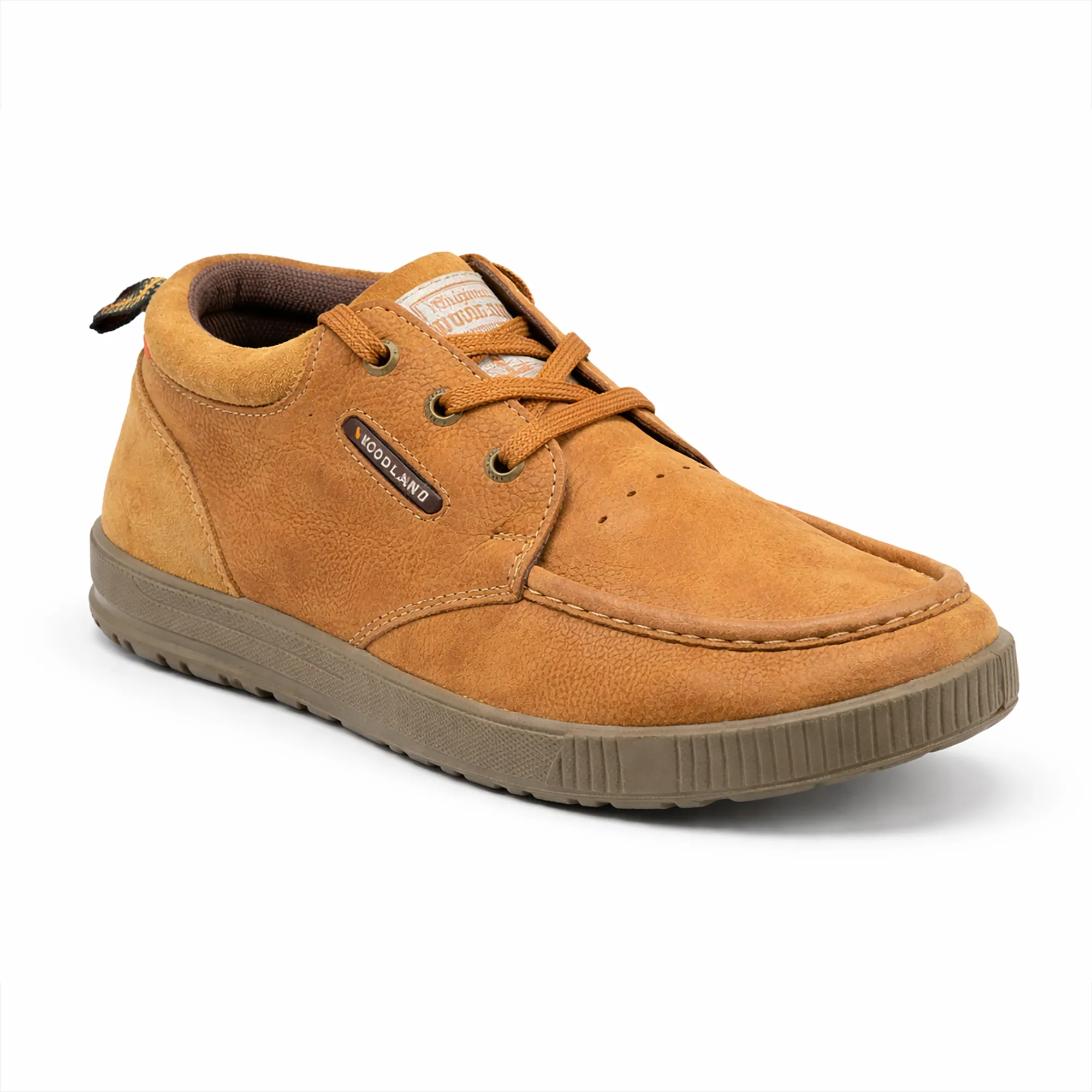 Woodland Camel Nubuk Lace Up Shoes  - Thumbnail 3