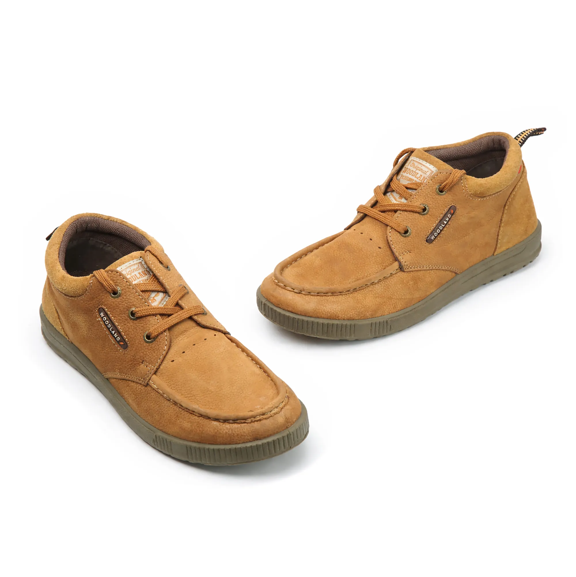 Woodland Camel Nubuk Lace Up Shoes  - Thumbnail 4