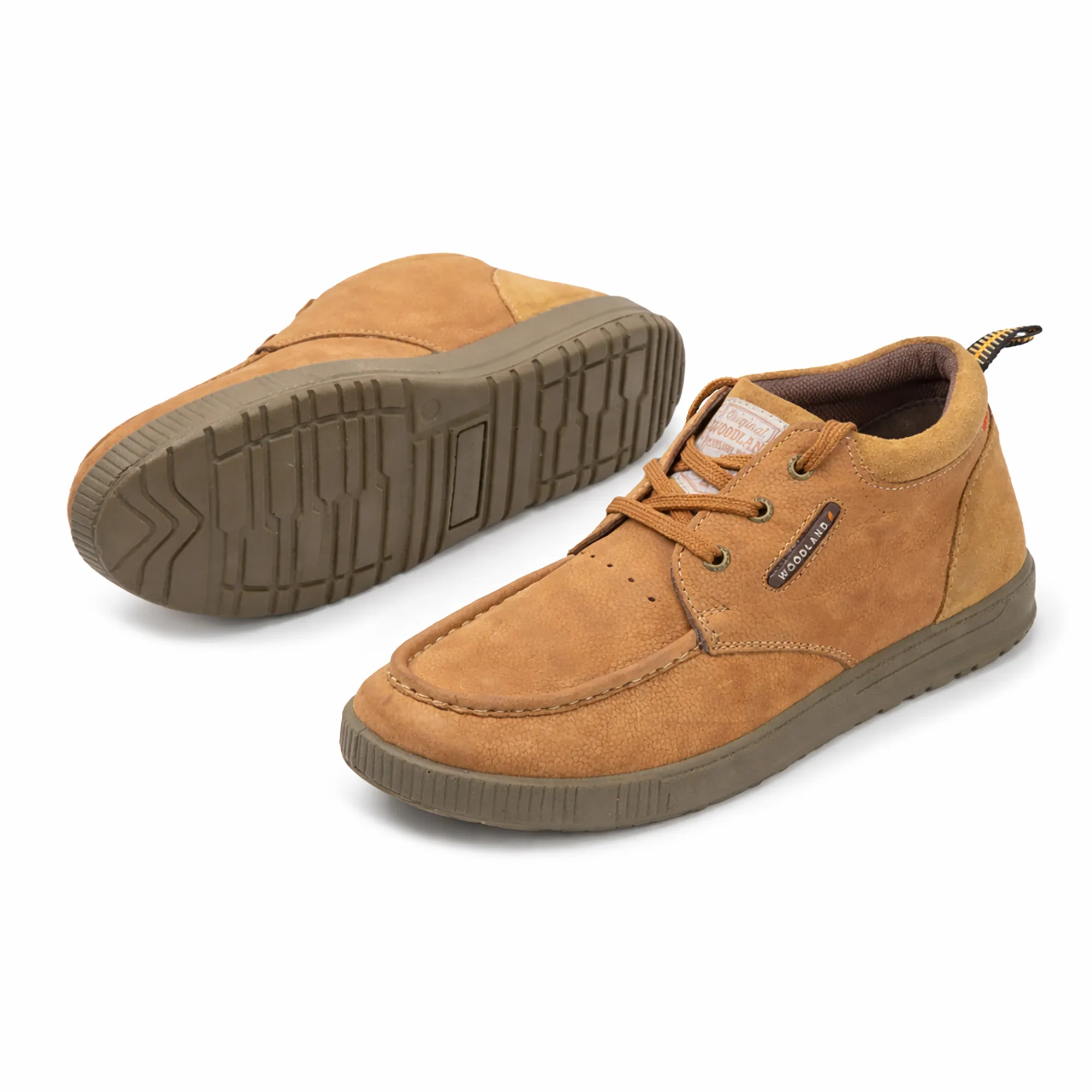 Woodland Camel Nubuk Lace Up Shoes  - Thumbnail 6