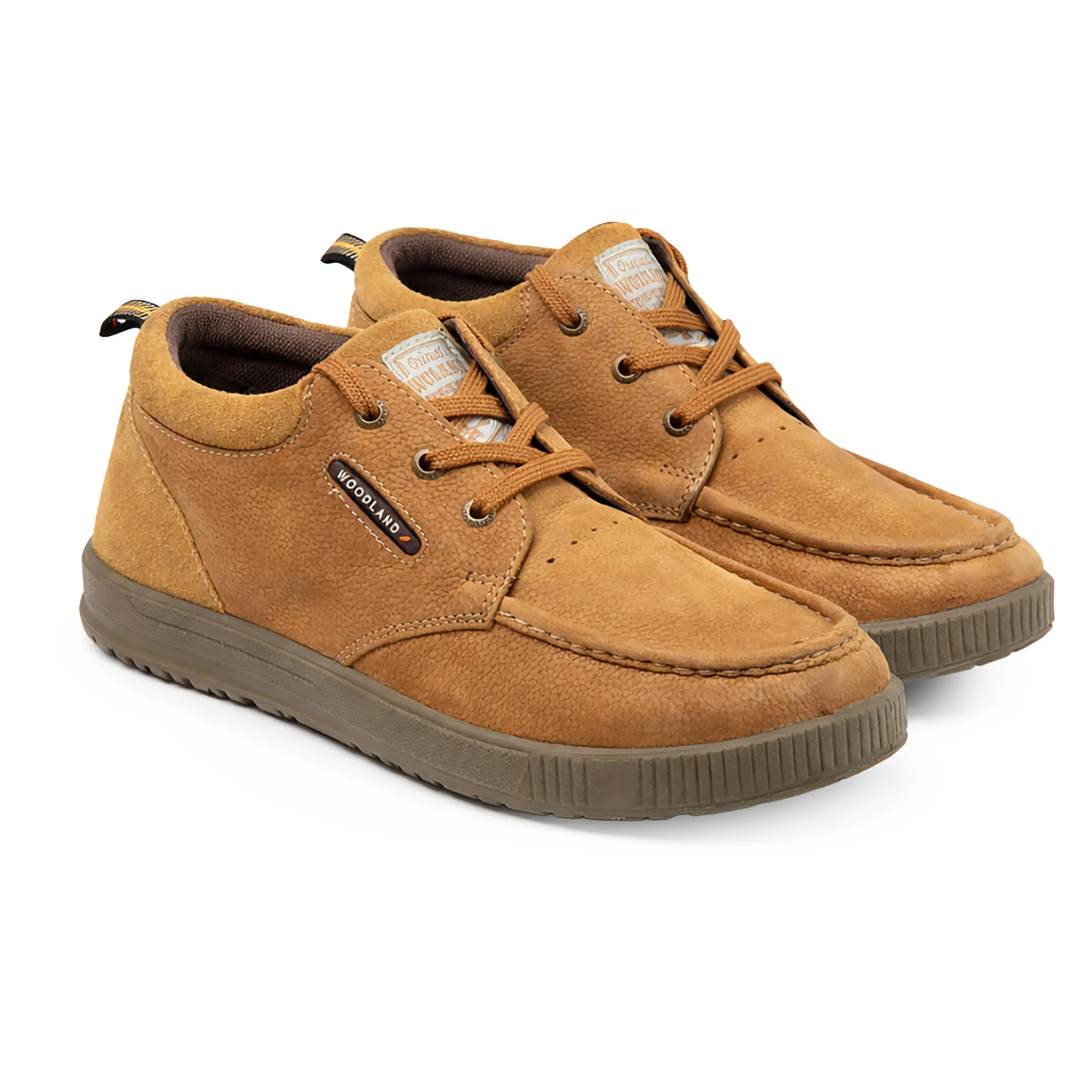 Woodland Camel Nubuk Lace Up Shoes  - Thumbnail 8