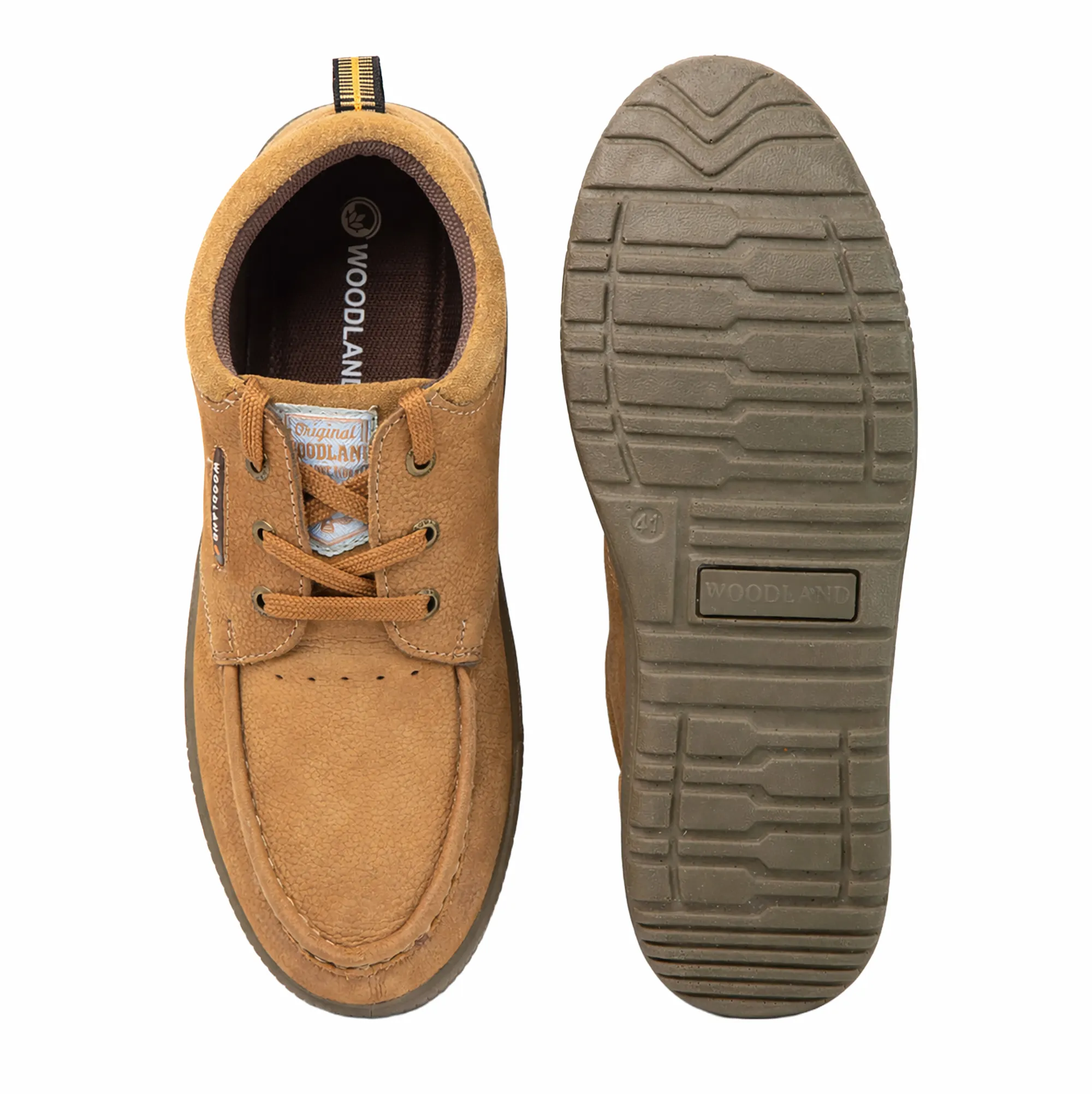 Woodland Camel Nubuk Lace Up Shoes  - Thumbnail 9