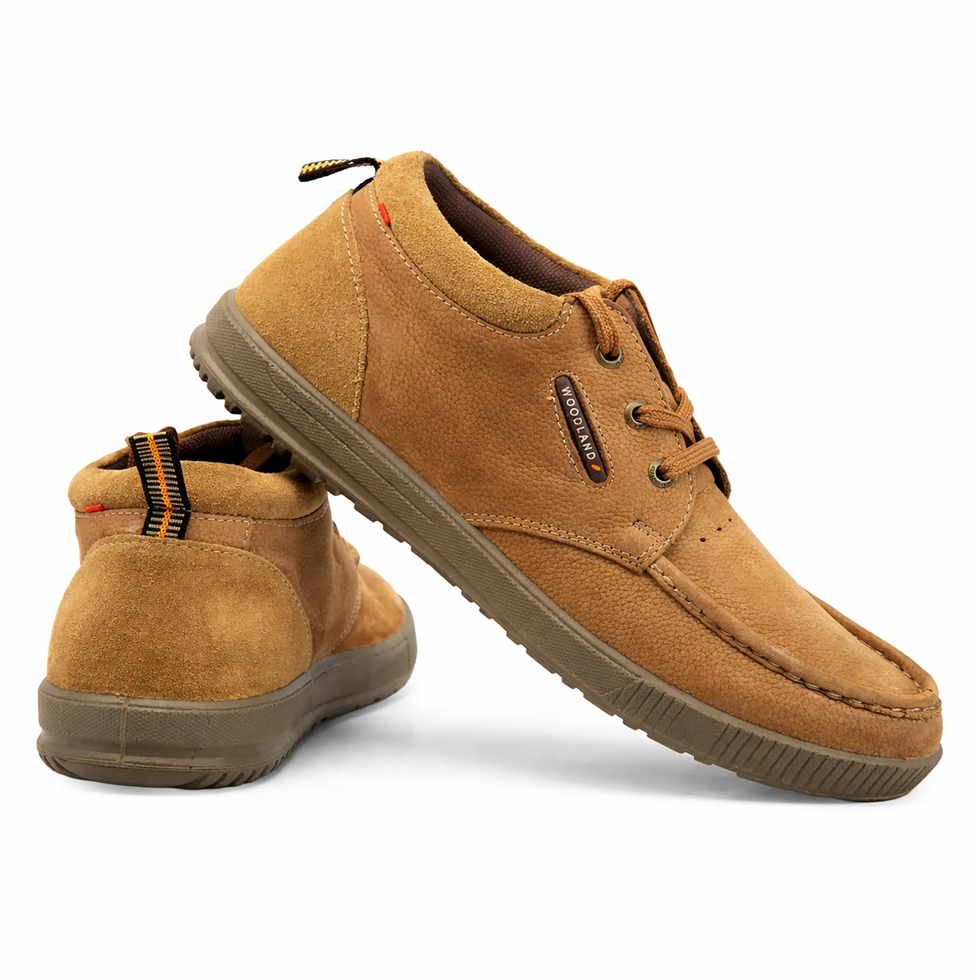 Woodland Camel Nubuk Lace Up Shoes  - Thumbnail 10