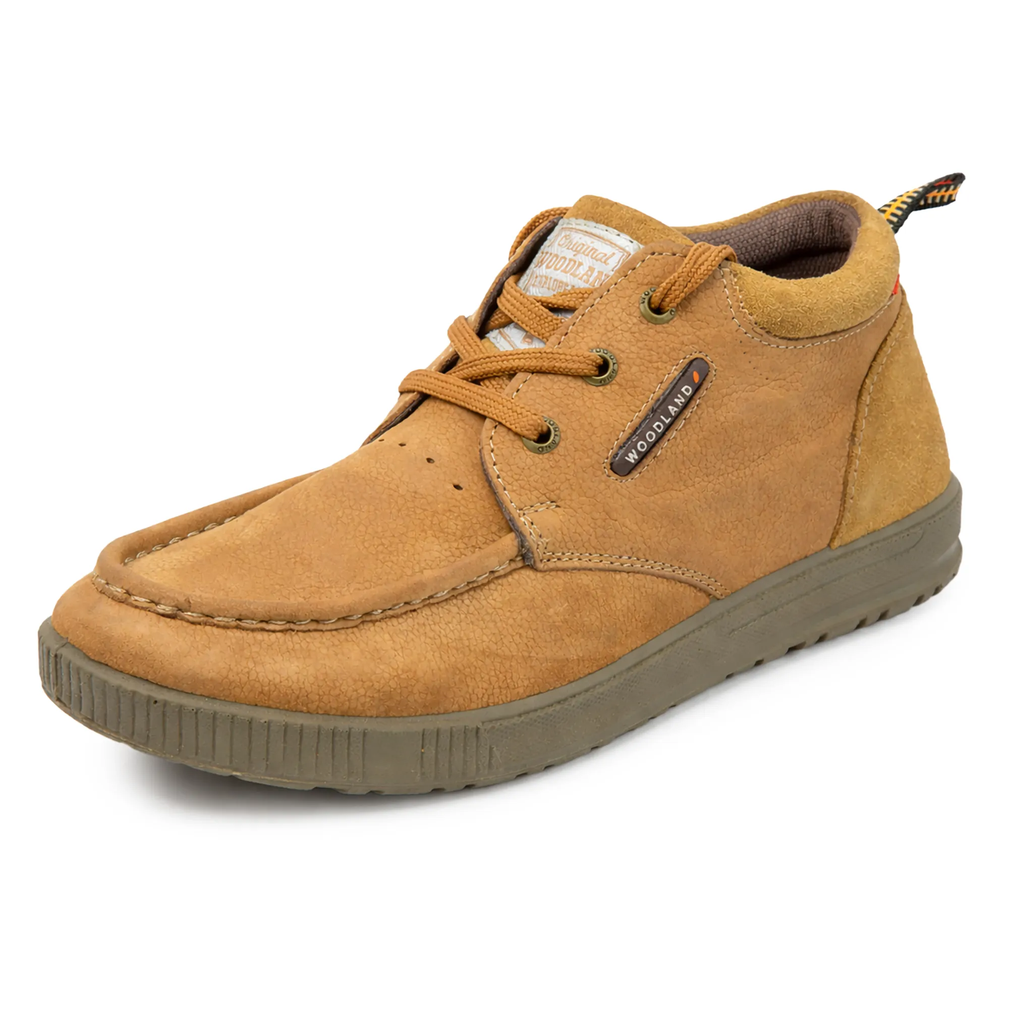 Woodland Camel Nubuk Lace Up Shoes  - Thumbnail 11