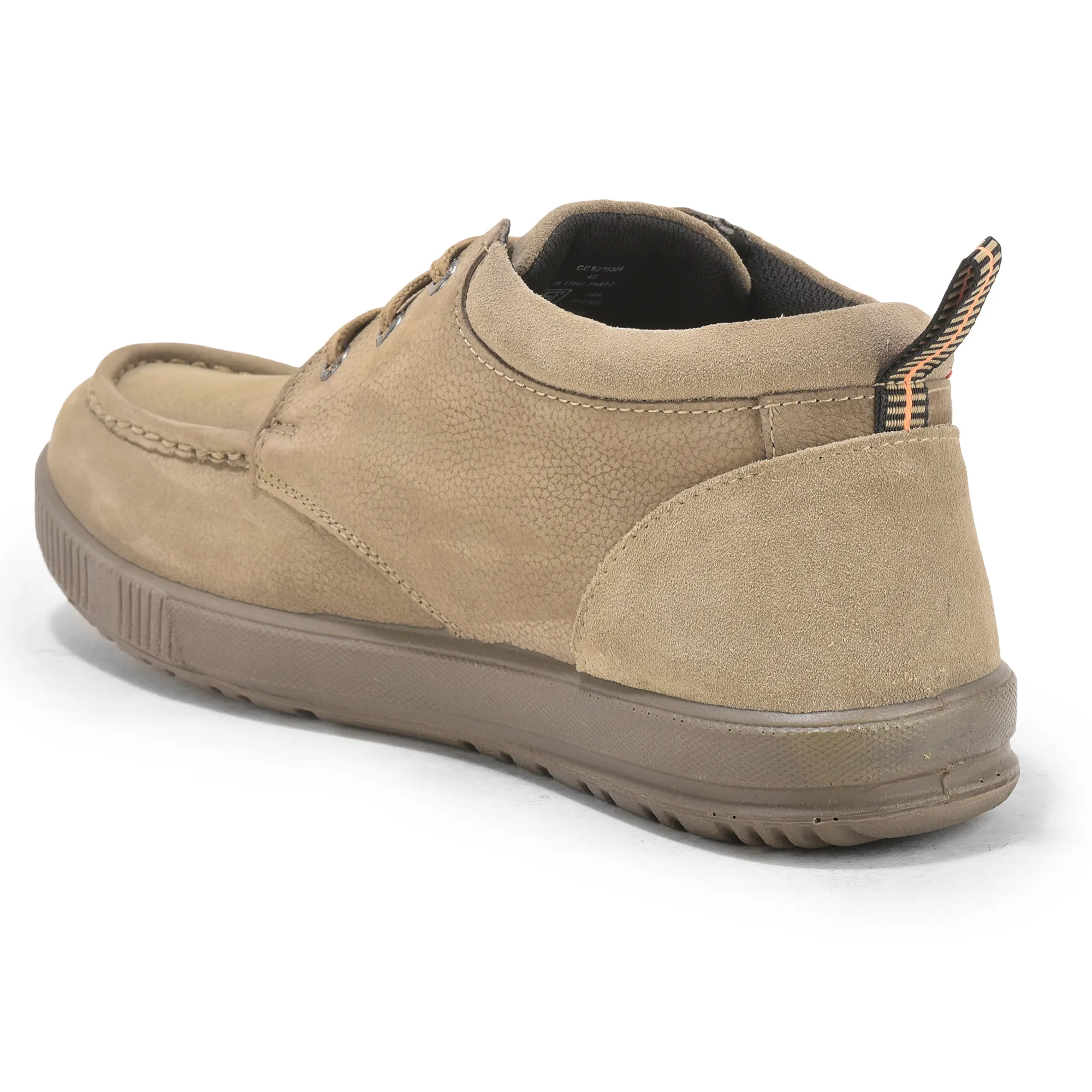 Woodland Dubai Khaki Nubuk Lace Up Shoes  - Thumbnail 6