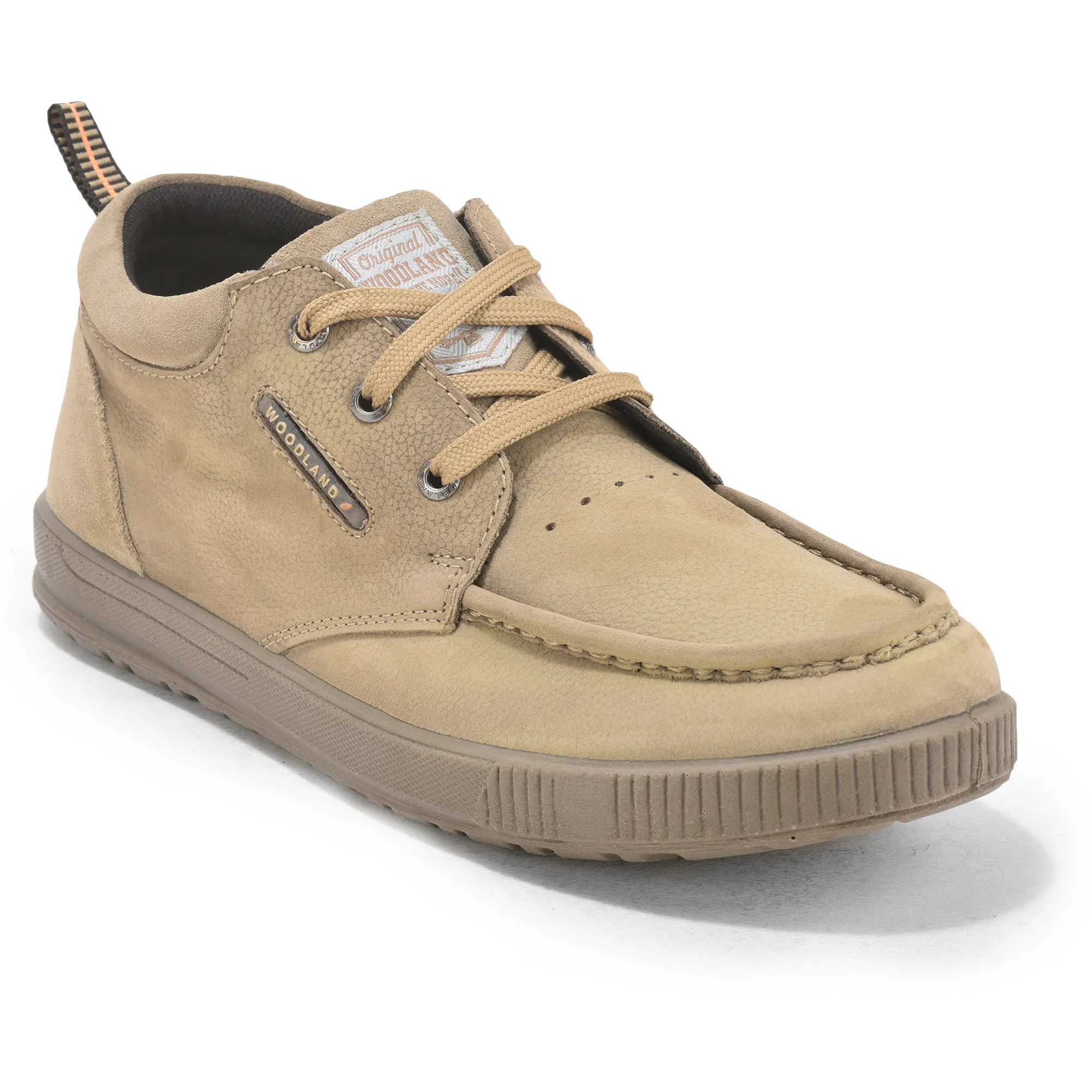 Woodland Dubai Khaki Nubuk Lace Up Shoes  - Thumbnail 10