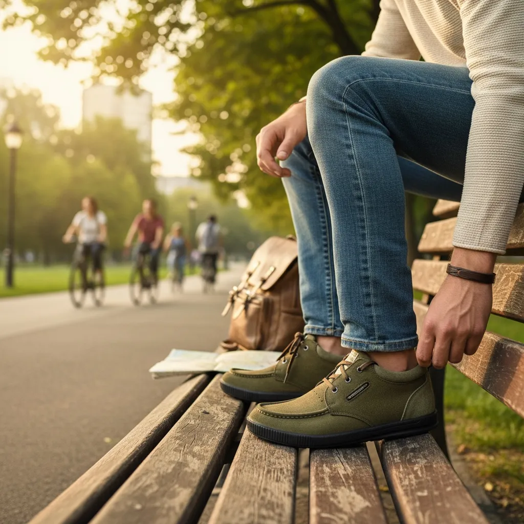 woodland-olive-green-nubuk-lace-up-shoes