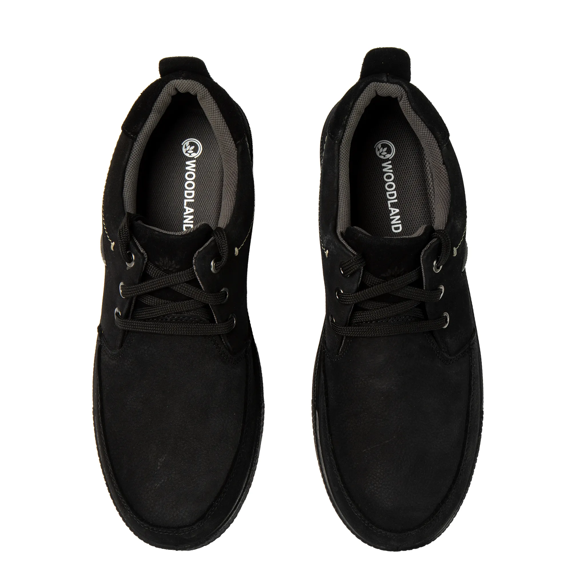 Black Nubuk Men Casual Lace Up Shoes - Thumbnail 11