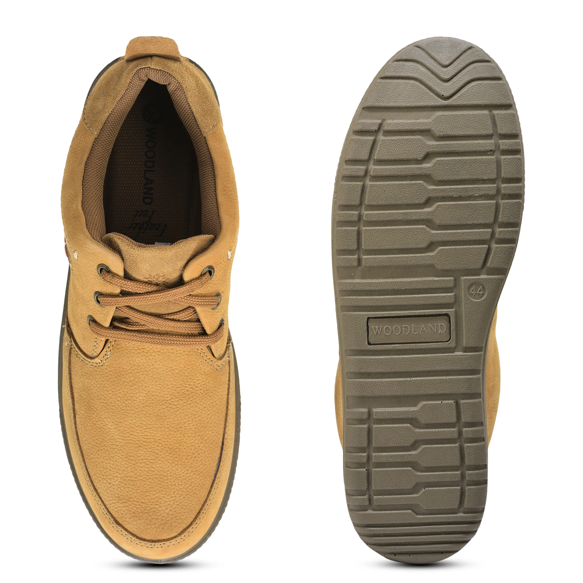 Camel Nubuk Men Casual Lace Up Shoes - Thumbnail 9