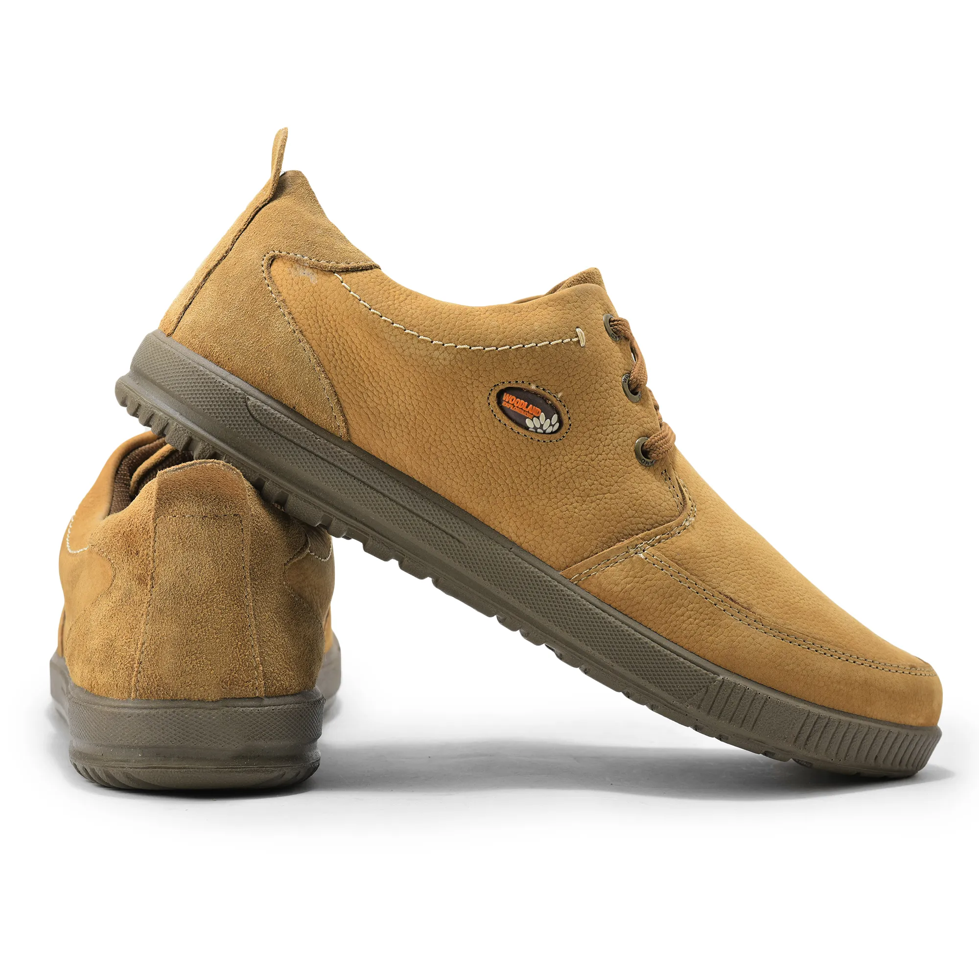 Camel Nubuk Men Casual Lace Up Shoes - Thumbnail 10