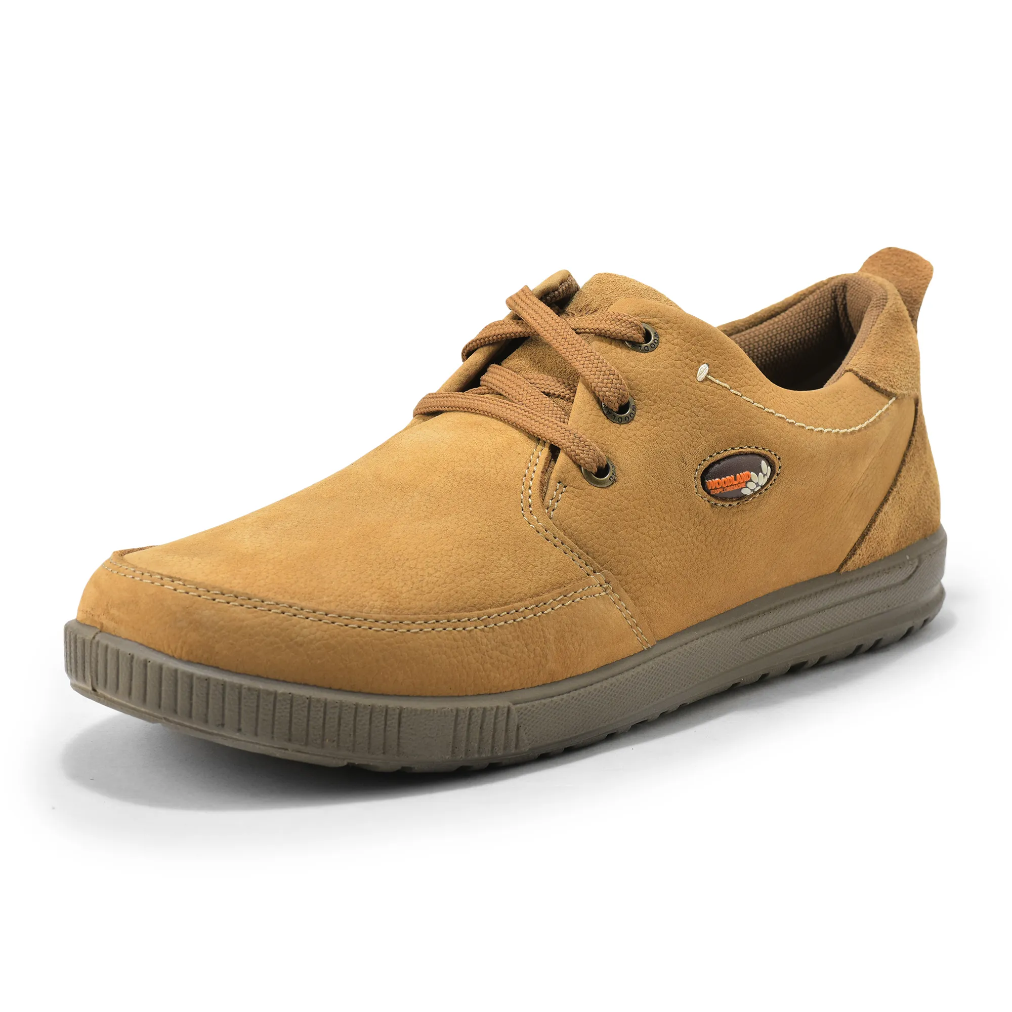 Camel Nubuk Men Casual Lace Up Shoes - Thumbnail 11