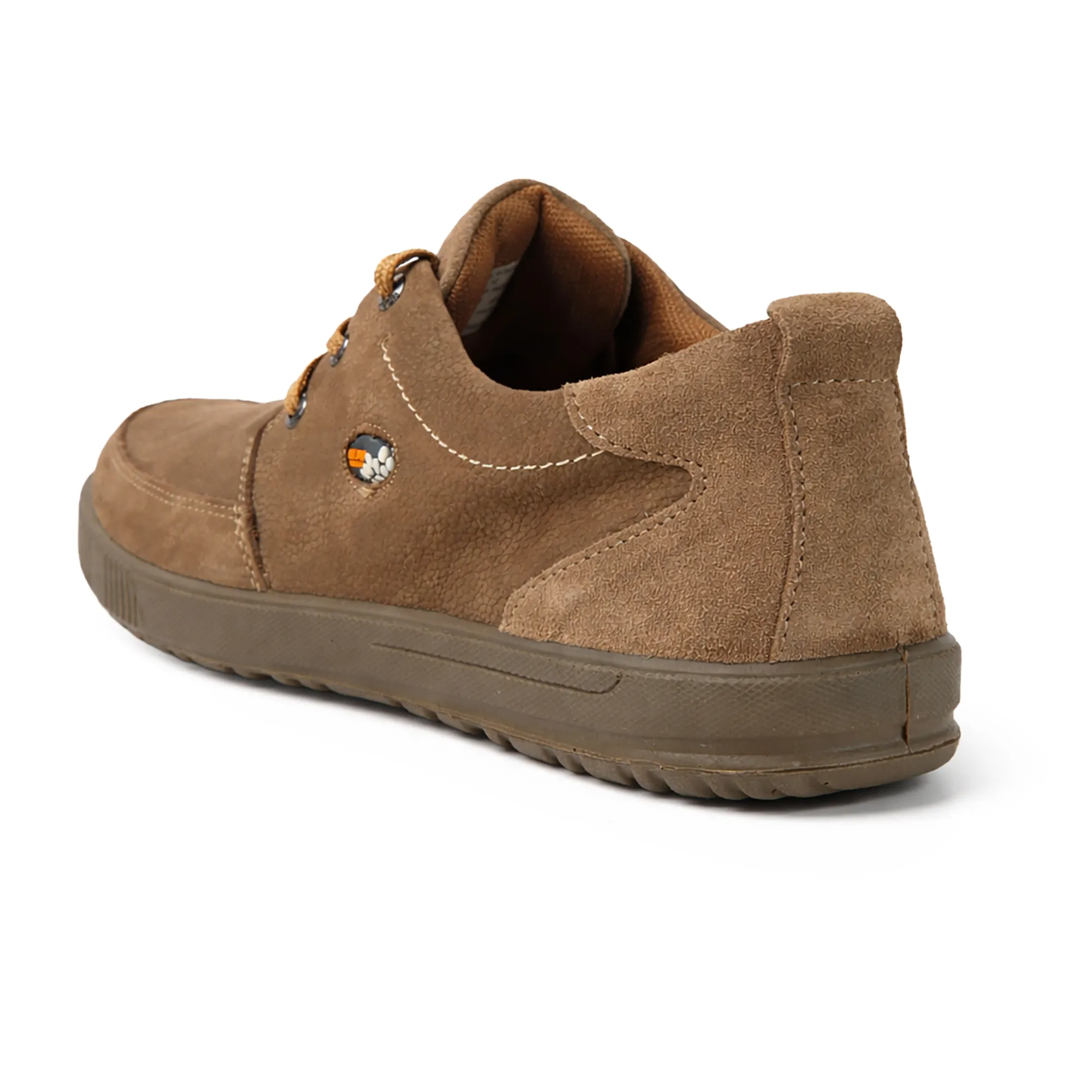 Khaki Nubuk Men Casual Lace Up Shoes - Thumbnail 7