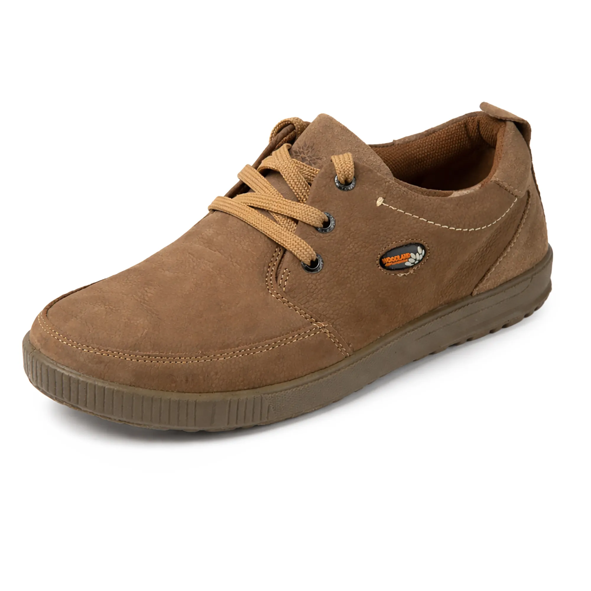 Khaki Nubuk Men Casual Lace Up Shoes - Thumbnail 11