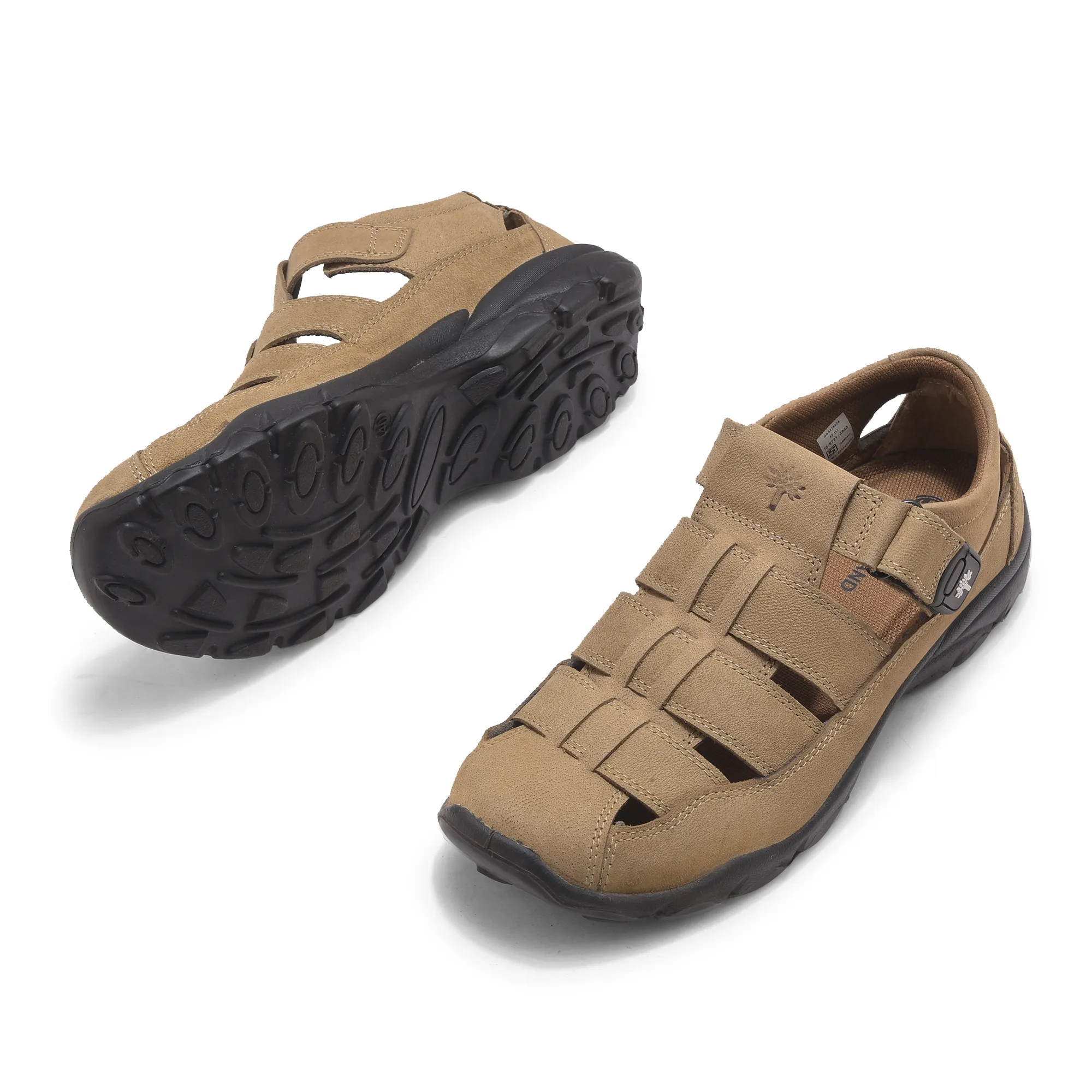 Woodland Khaki Mens Sandals - Thumbnail 6