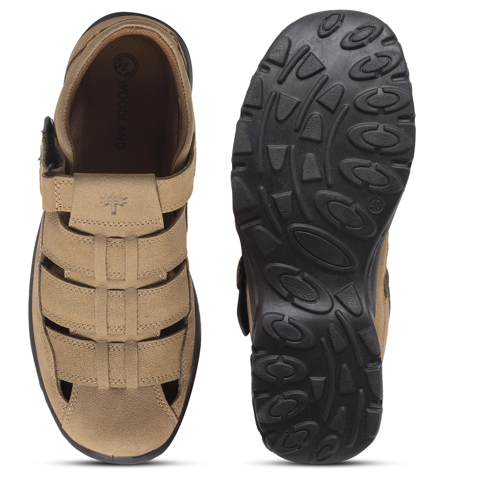 Woodland Khaki Mens Sandals - Thumbnail 9