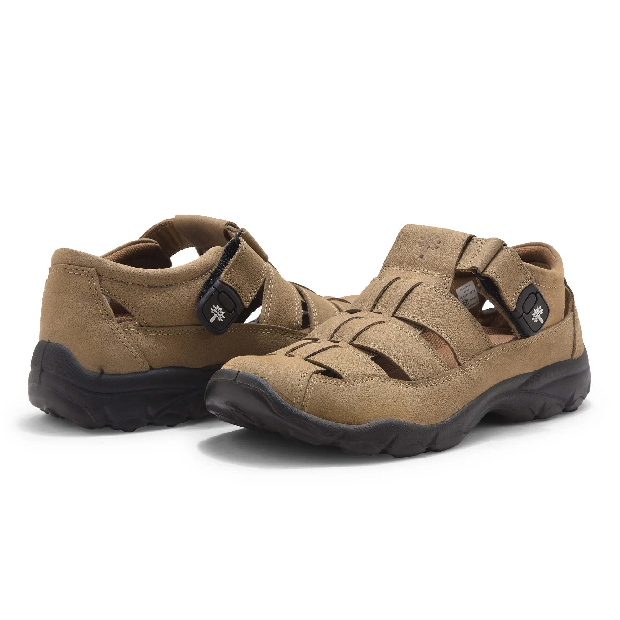 Woodland Khaki Mens Sandals - Thumbnail 12