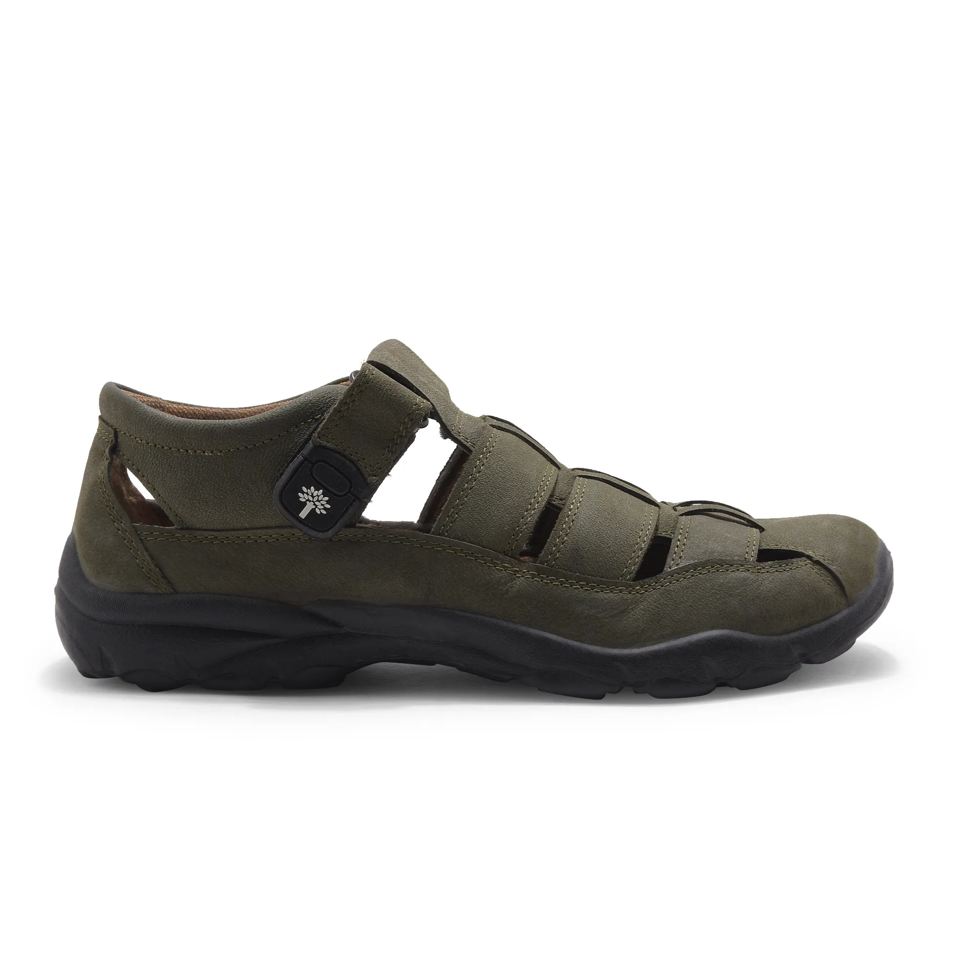 Woodland Olive Green Mens Sandals - Image 1