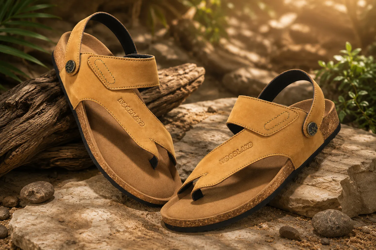 woodland-men-camel-nubuck-leather-sandals-with-heel-strap