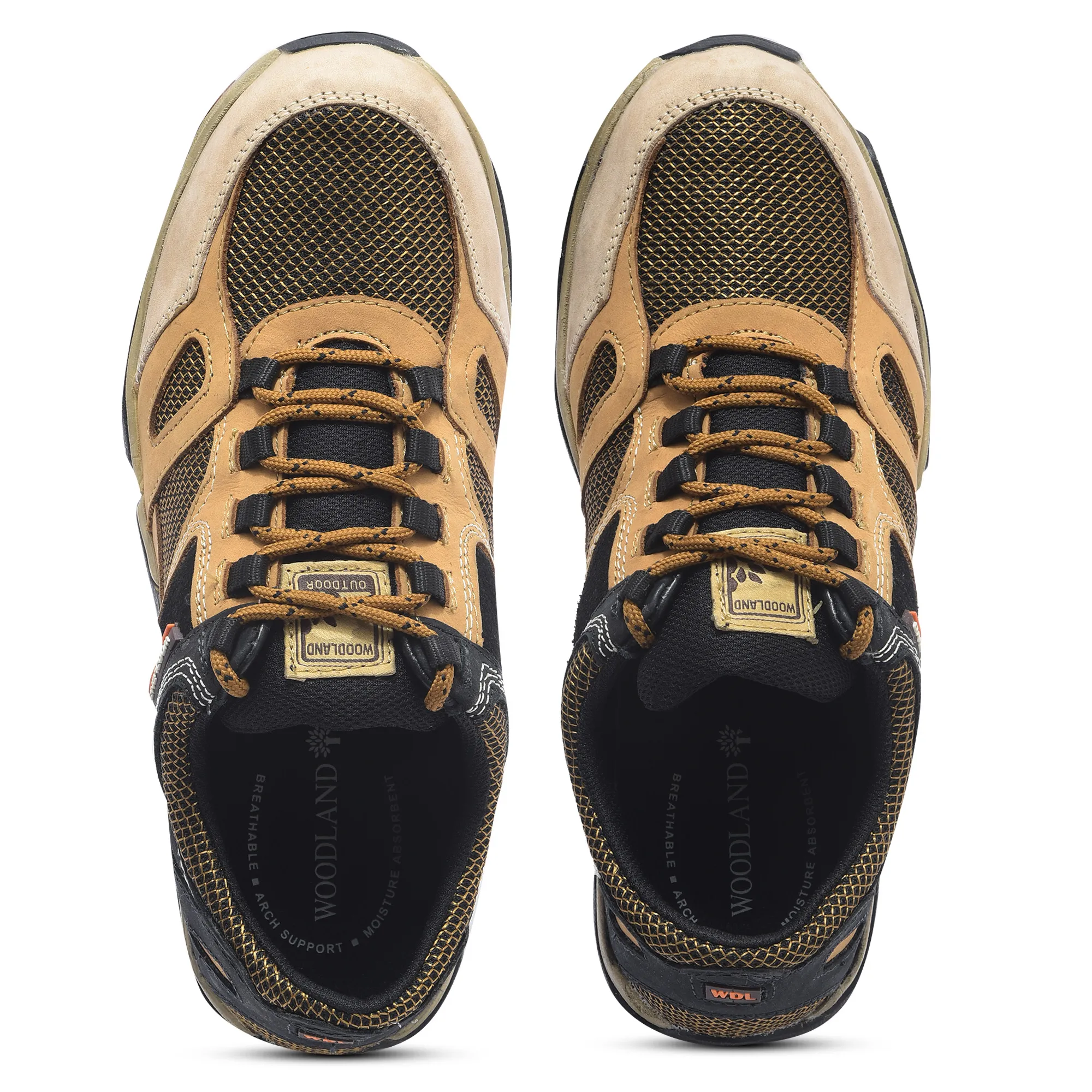 Woodland Explorer Camel Men’s Casual Lace-up Shoes - Thumbnail 4