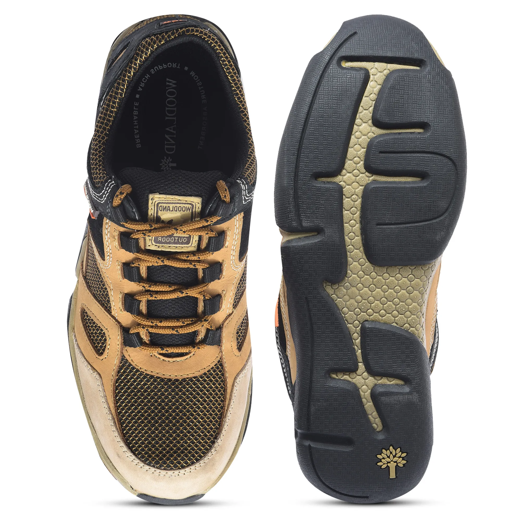 Woodland Explorer Camel Men’s Casual Lace-up Shoes - Thumbnail 8