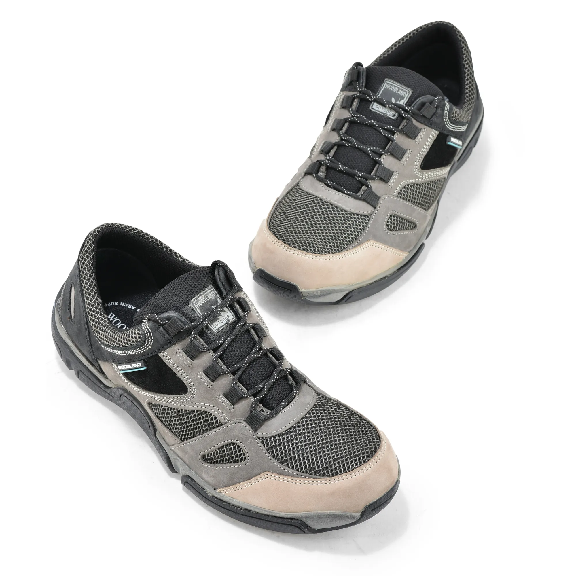 Woodland Explorer Dark Grey Men’s Casual Lace-up Shoes - Thumbnail 2