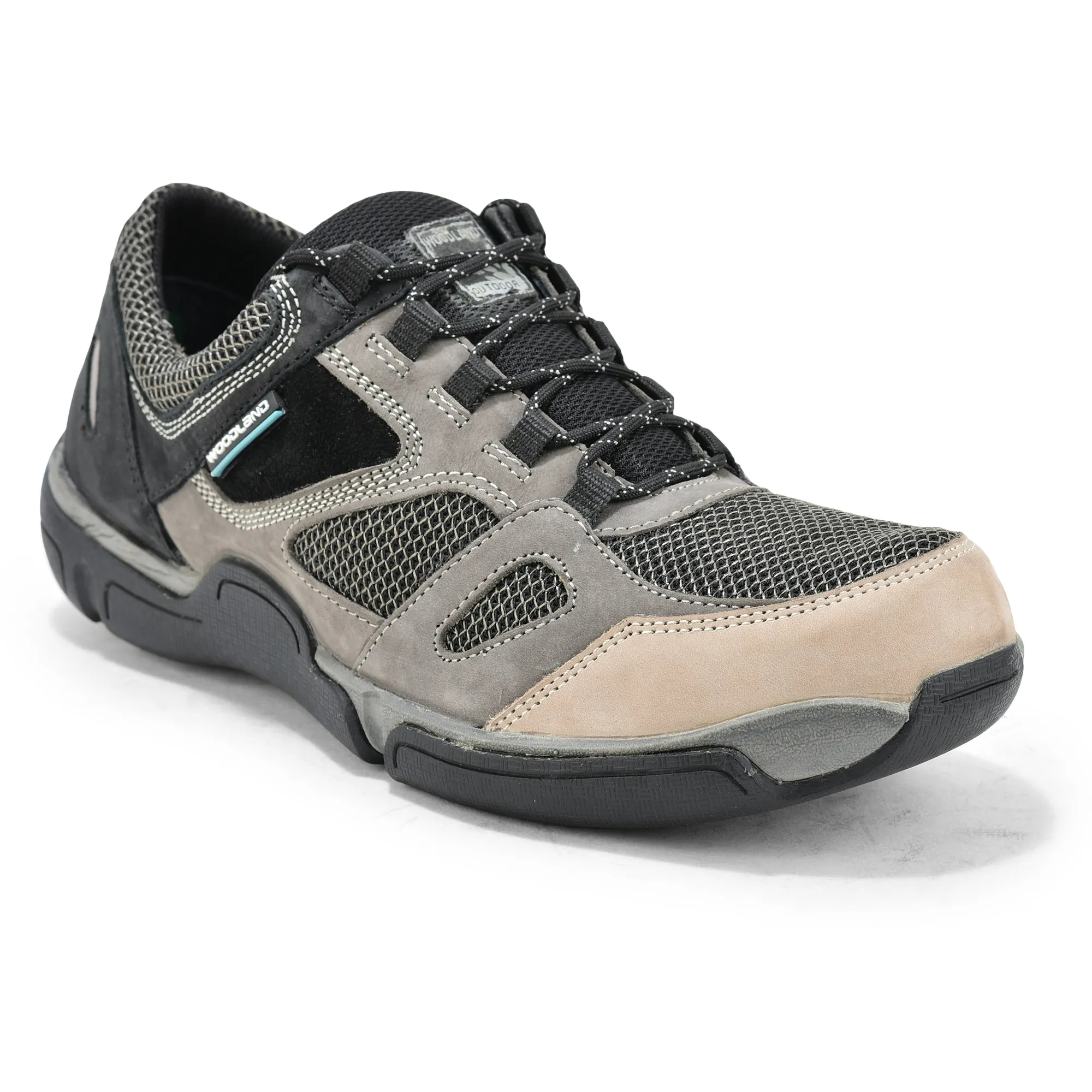Woodland Explorer Dark Grey Men’s Casual Lace-up Shoes - Thumbnail 3