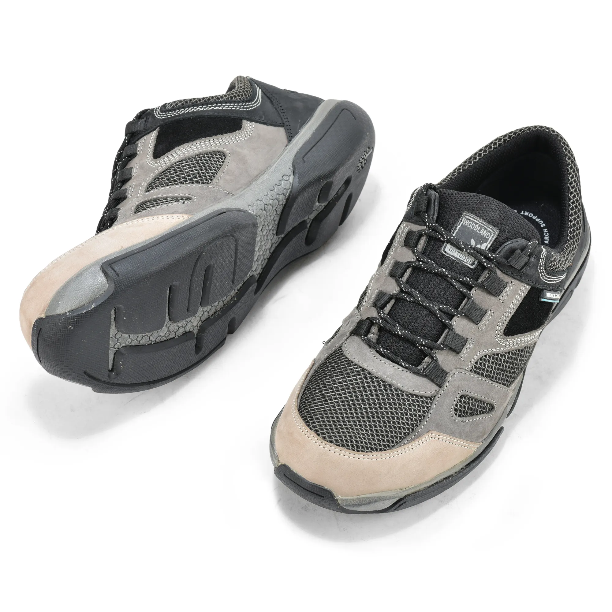 Woodland Explorer Dark Grey Men’s Casual Lace-up Shoes - Thumbnail 5