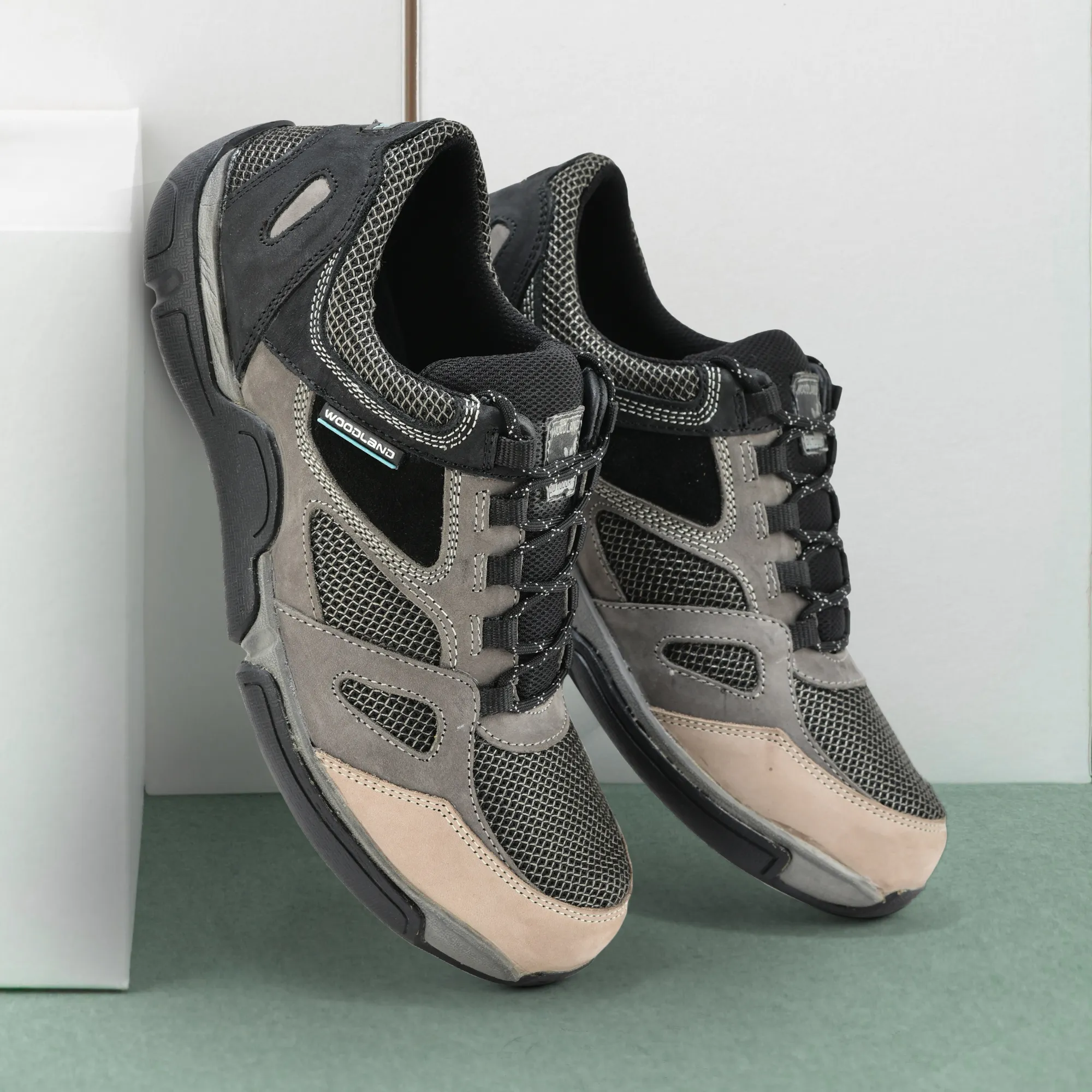 Woodland Explorer Dark Grey Men’s Casual Lace-up Shoes - Thumbnail 9