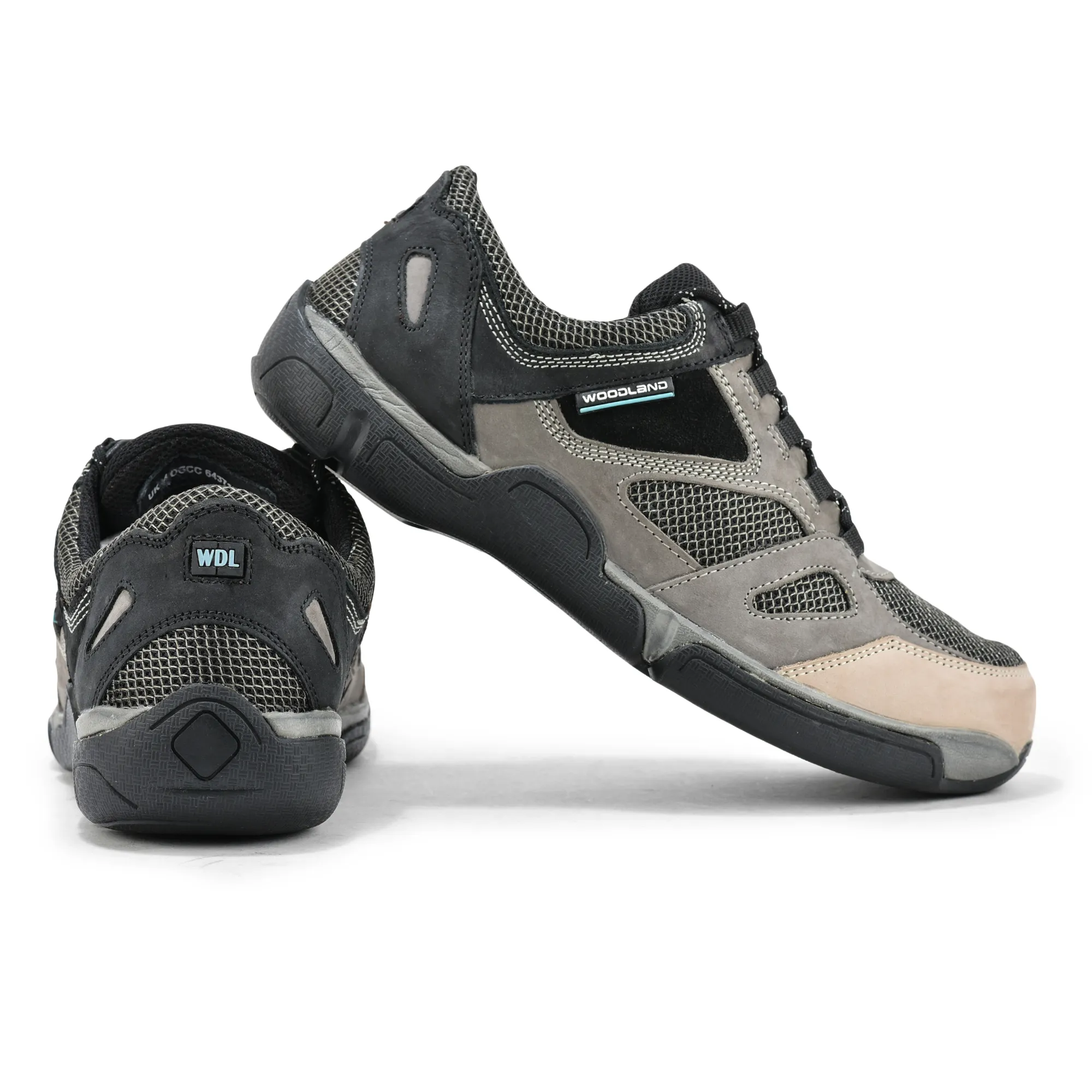 Woodland Explorer Dark Grey Men’s Casual Lace-up Shoes - Thumbnail 10