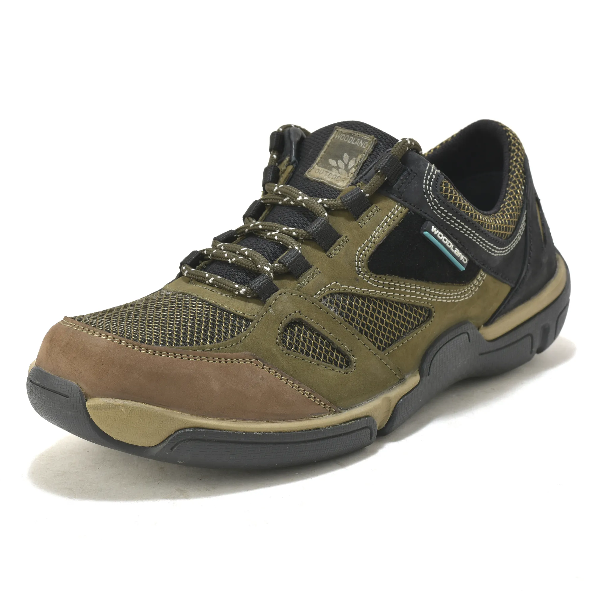 Woodland Explorer Olive Green Men Casual Lace-up Shoes - Thumbnail 11