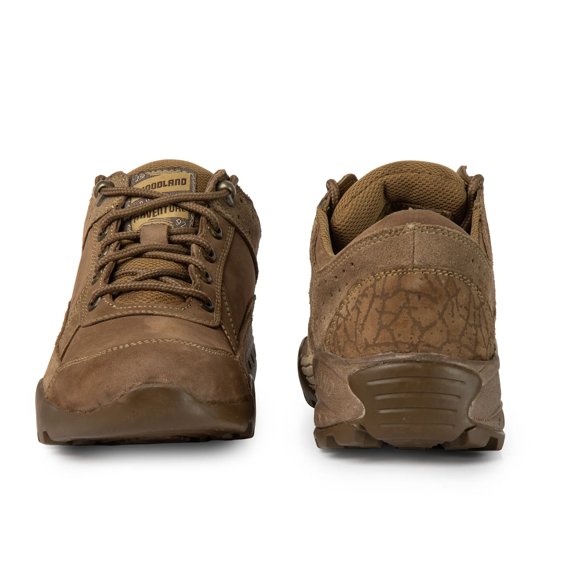 Men Dubai Khaki Nubuck Trail-Inspired Casual Lace-Up Shoes - Thumbnail 7