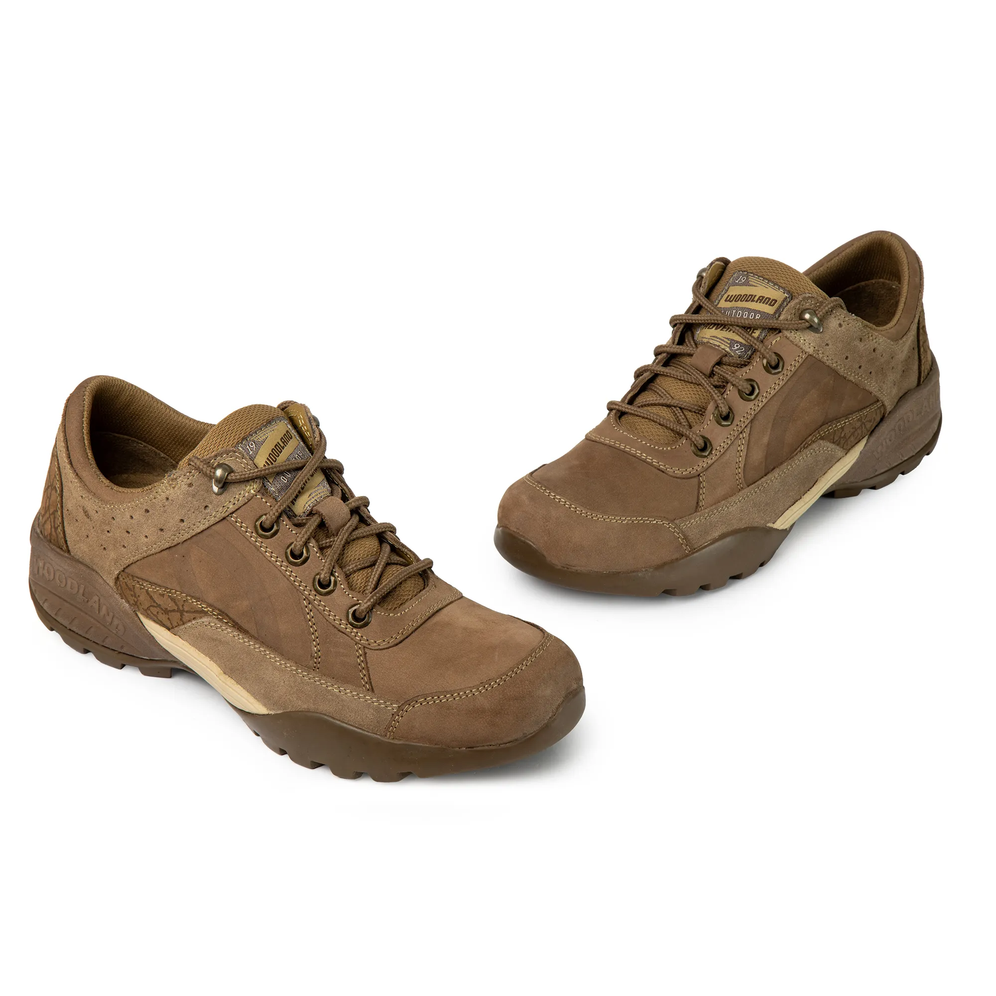 Men Dubai Khaki Nubuck Trail-Inspired Casual Lace-Up Shoes - Thumbnail 8