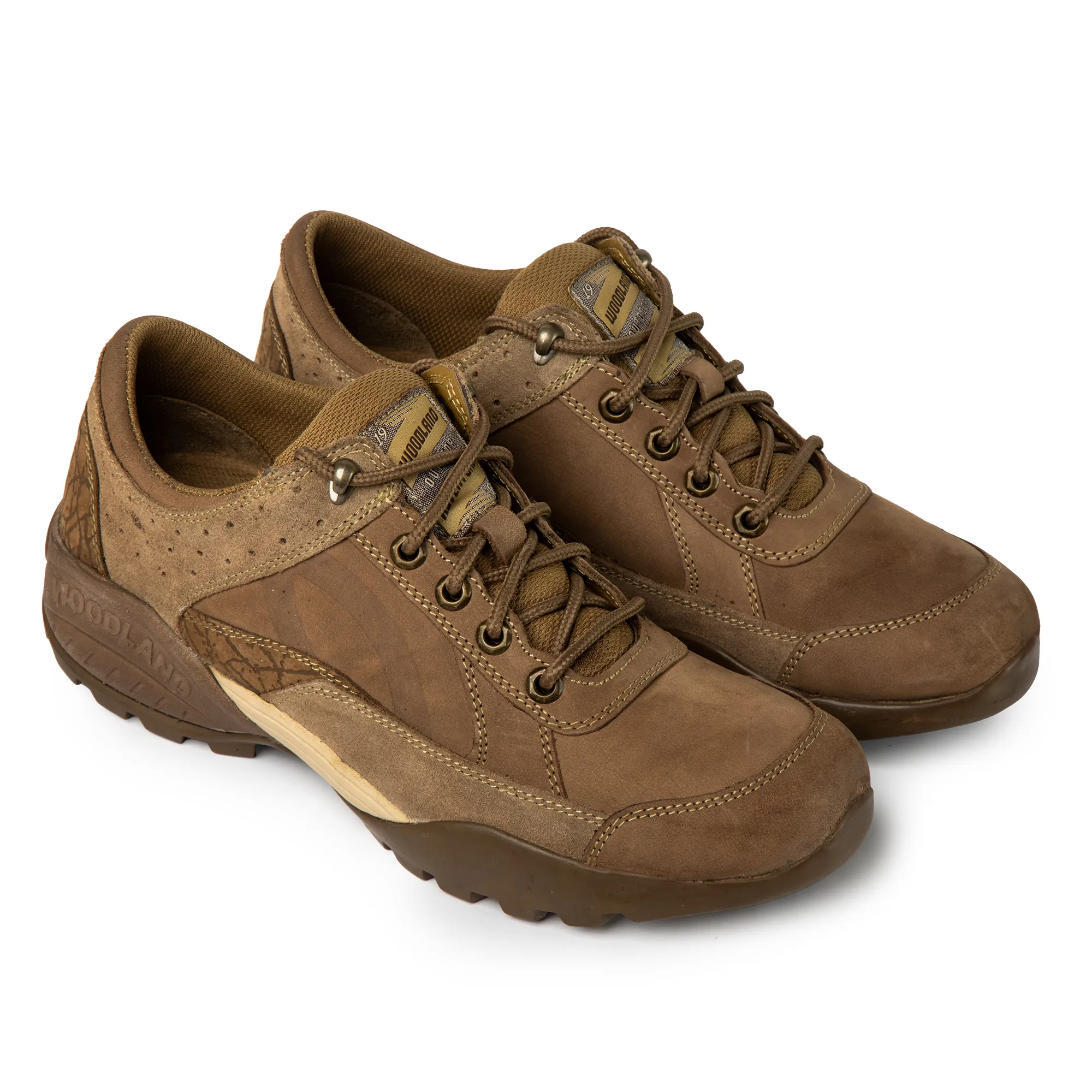 Men Dubai Khaki Nubuck Trail-Inspired Casual Lace-Up Shoes - Thumbnail 14