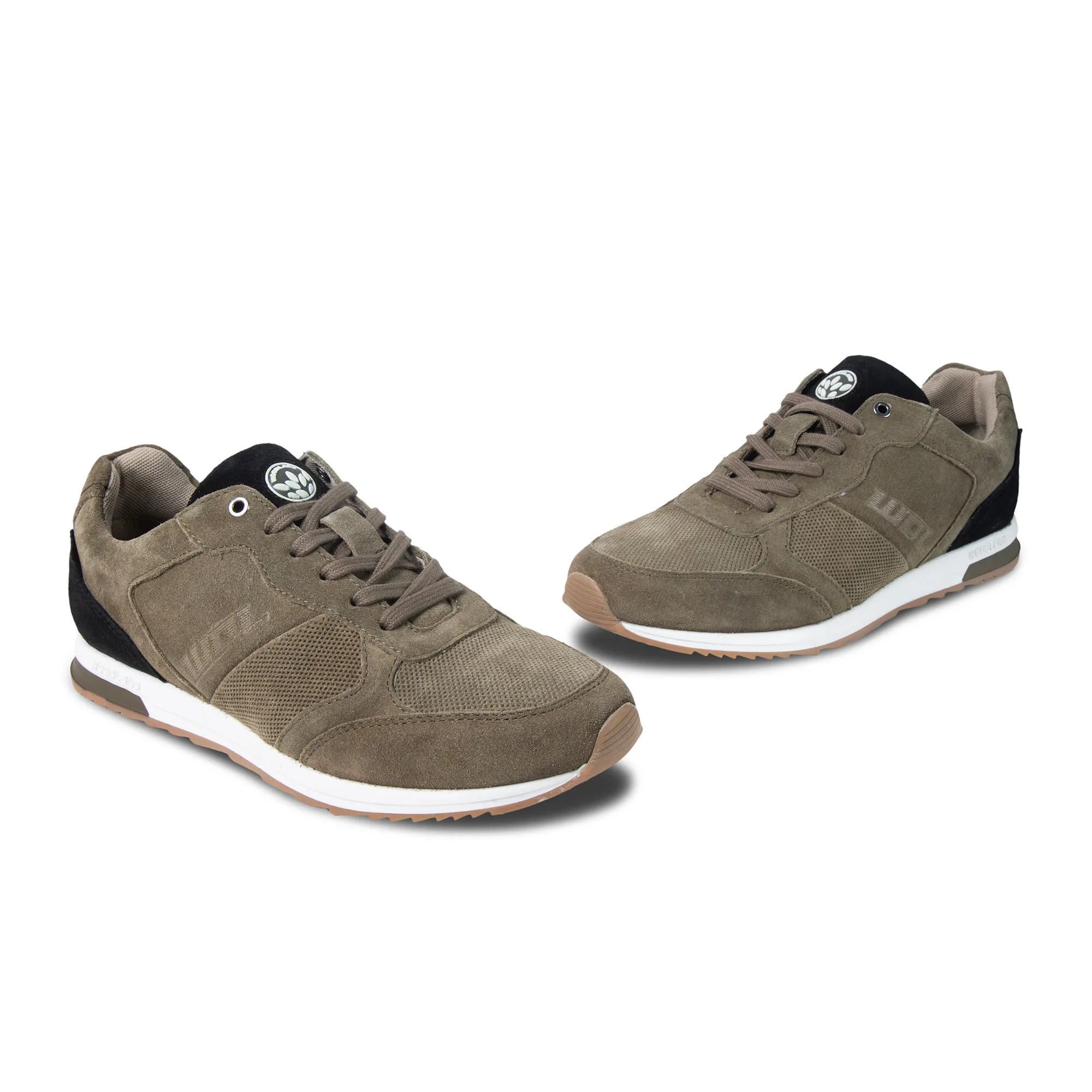 Woodland Olive Joggers For Men - Thumbnail 2