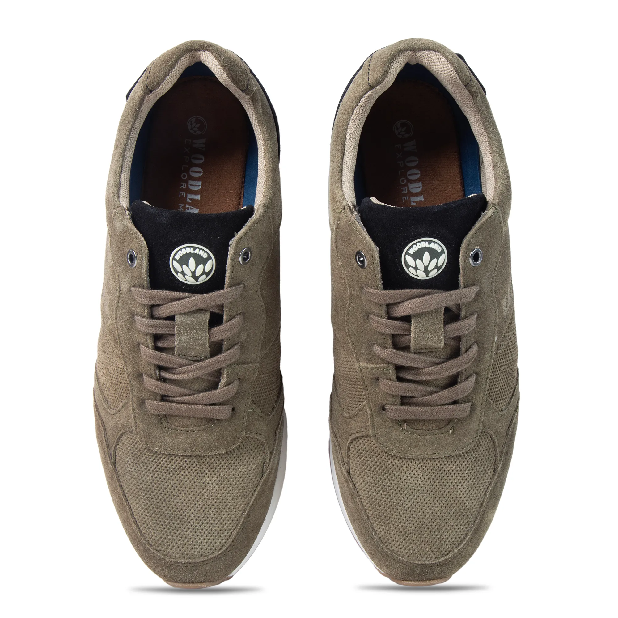 Woodland Olive Joggers For Men - Thumbnail 3