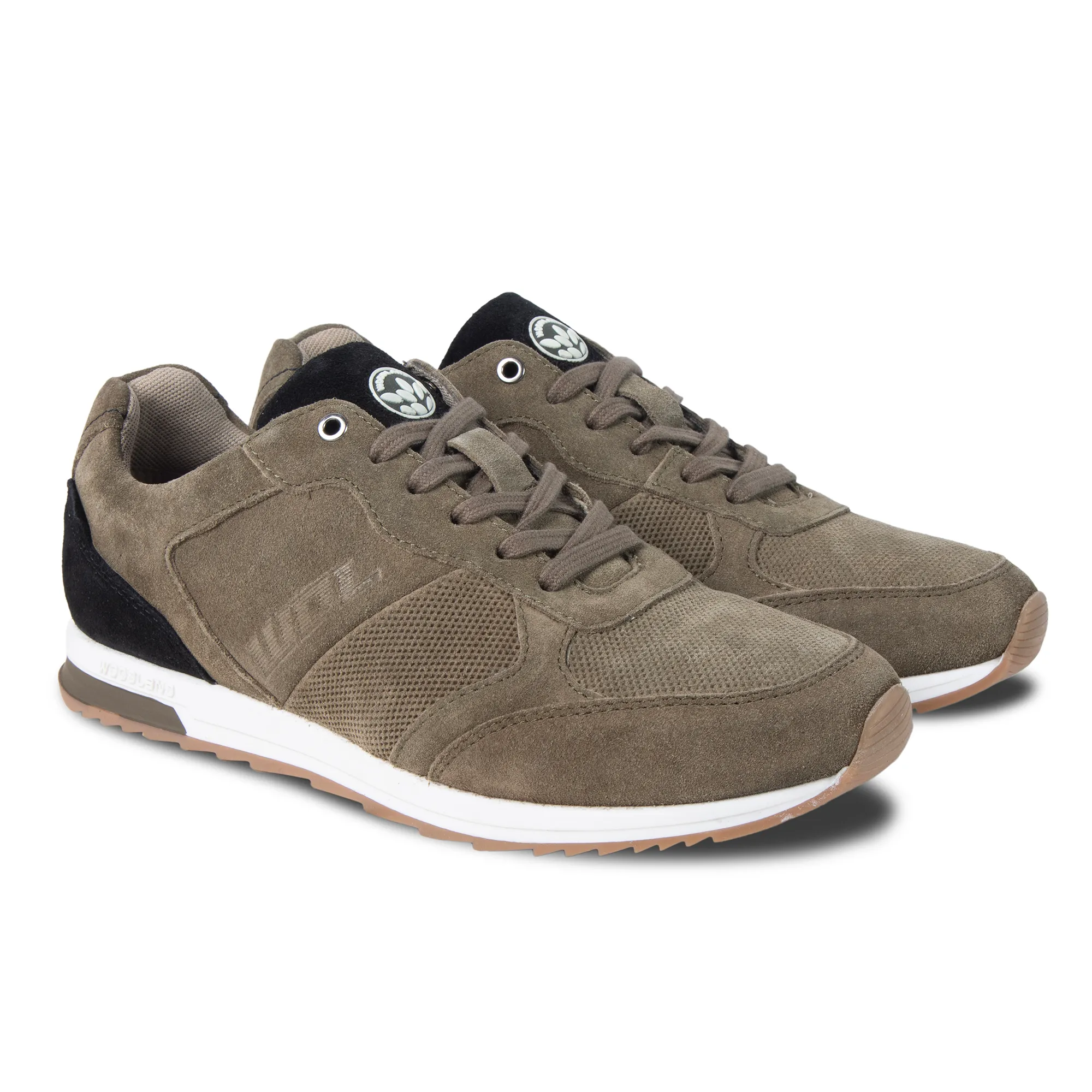 Woodland Olive Joggers For Men - Thumbnail 6