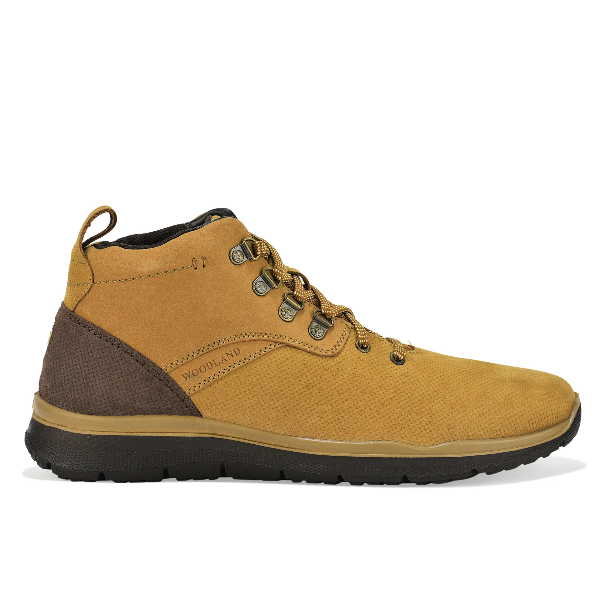 Woodland Camel Terrain-Ready Nubuk Lace Boots - Thumbnail 2