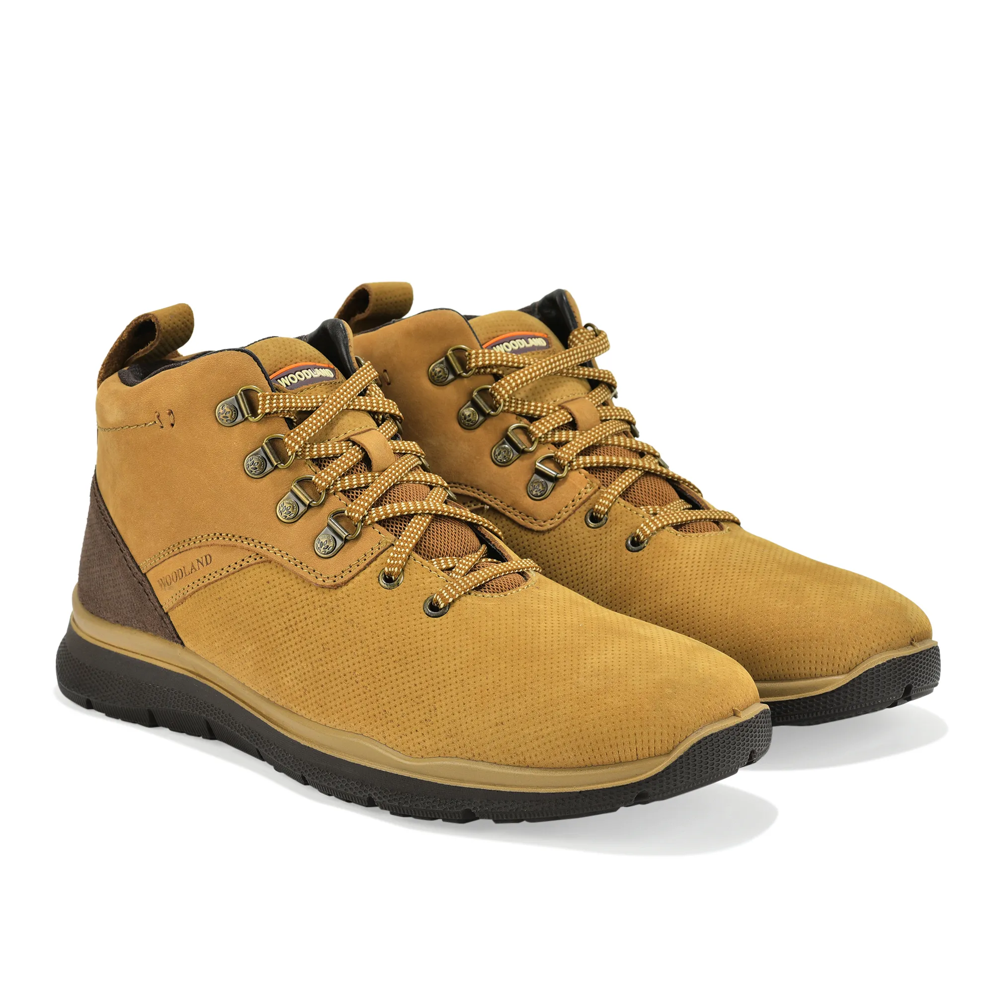 Woodland Camel Terrain-Ready Nubuk Lace Boots - Thumbnail 7