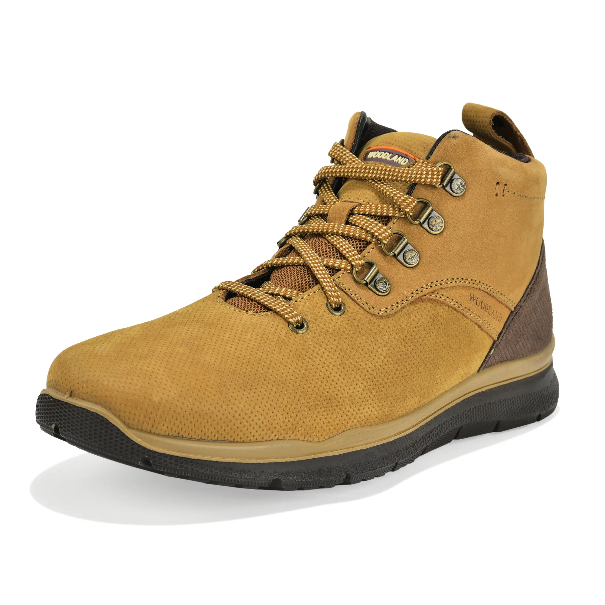 Woodland Camel Terrain-Ready Nubuk Lace Boots - Thumbnail 9