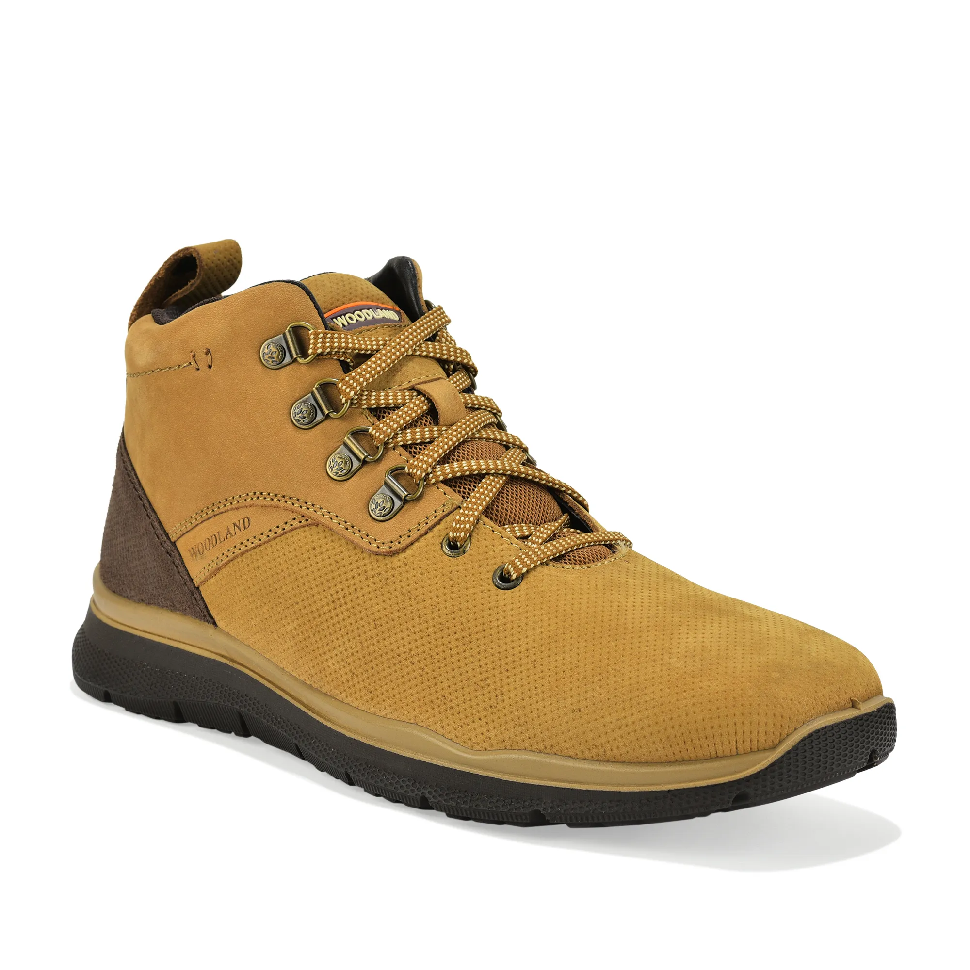 Woodland Camel Terrain-Ready Nubuk Lace Boots - Thumbnail 10