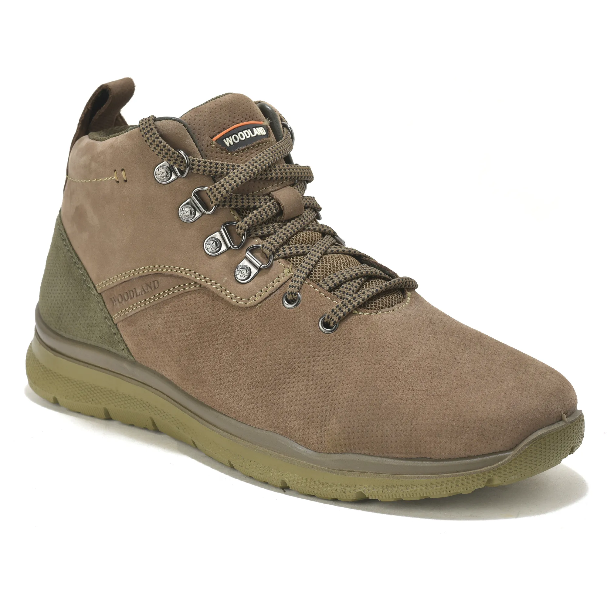 Woodland Dubai Khaki Terrain-Ready Nubuk Lace Boots - Thumbnail 3