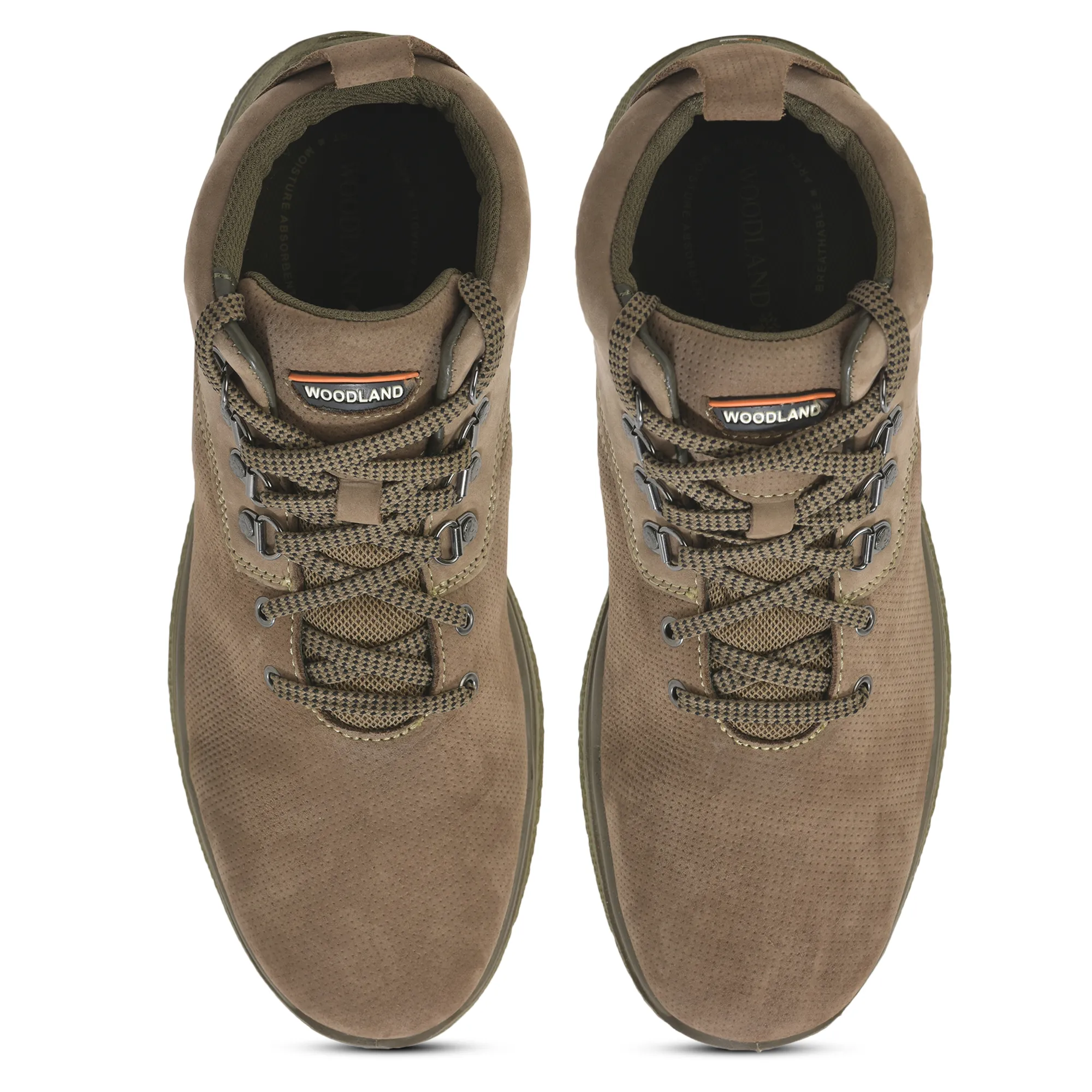 Woodland Dubai Khaki Terrain-Ready Nubuk Lace Boots - Thumbnail 5