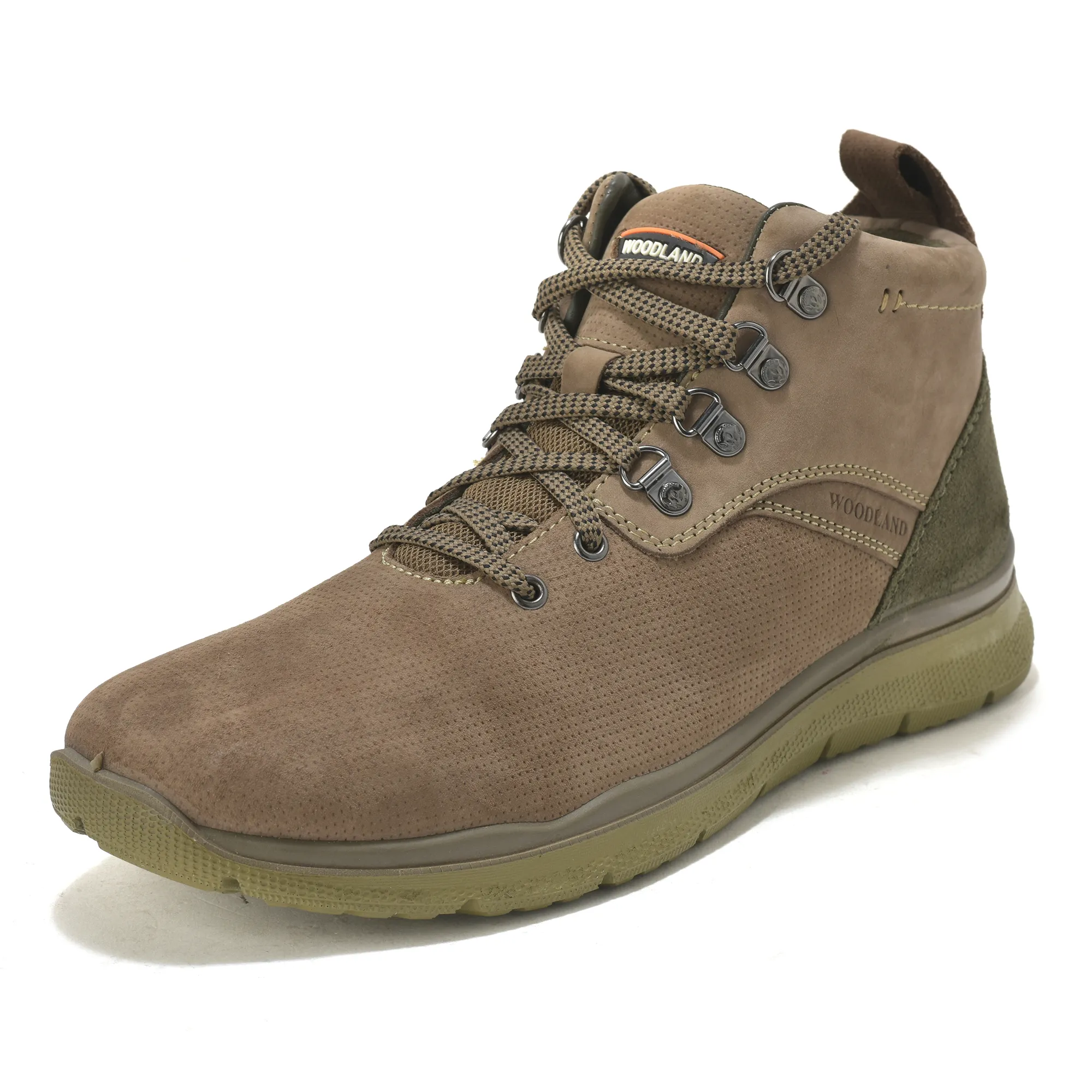 Woodland Dubai Khaki Terrain-Ready Nubuk Lace Boots - Thumbnail 11