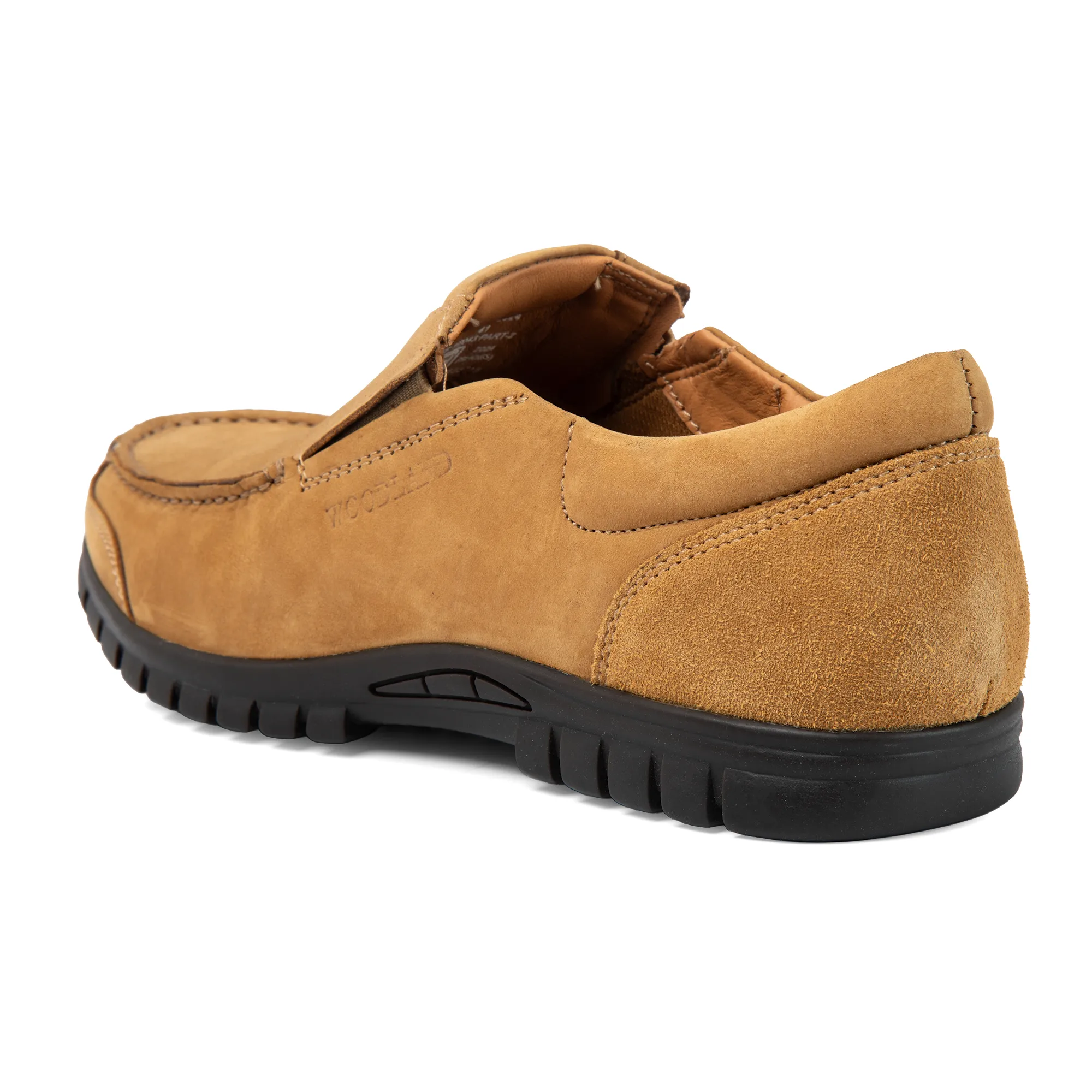 Woodland Men’s Camel Snug Nubuck Casual Shoes - Thumbnail 7