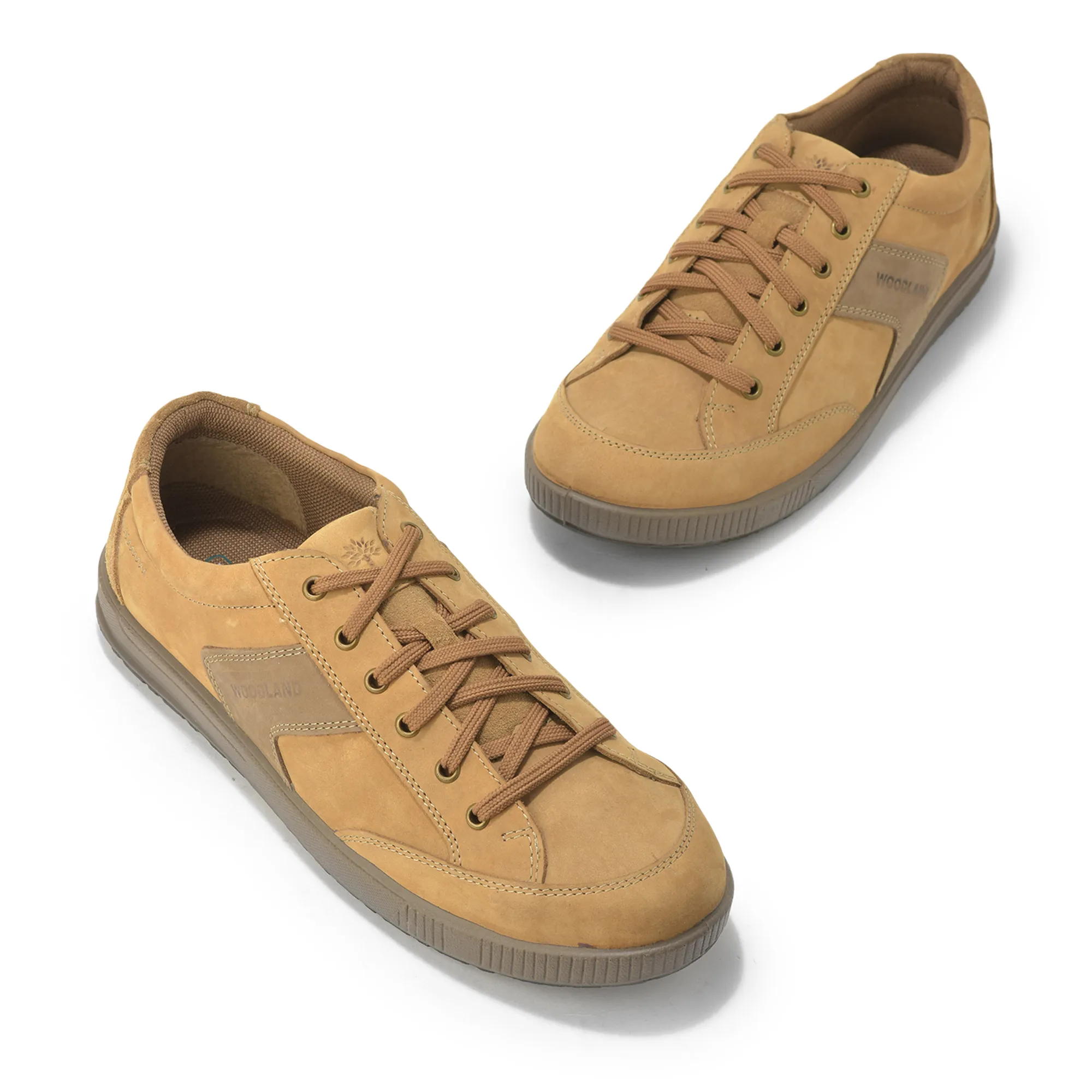 Woodland Camel Casual Lace Shoes - Thumbnail 4