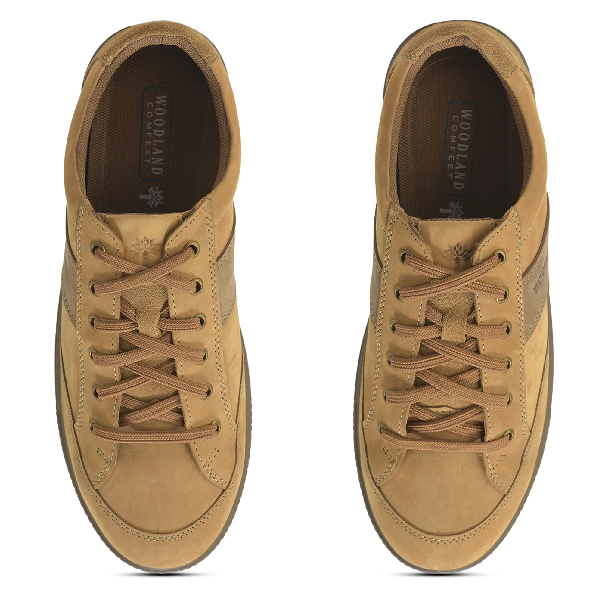 Woodland Camel Casual Lace Shoes - Thumbnail 5