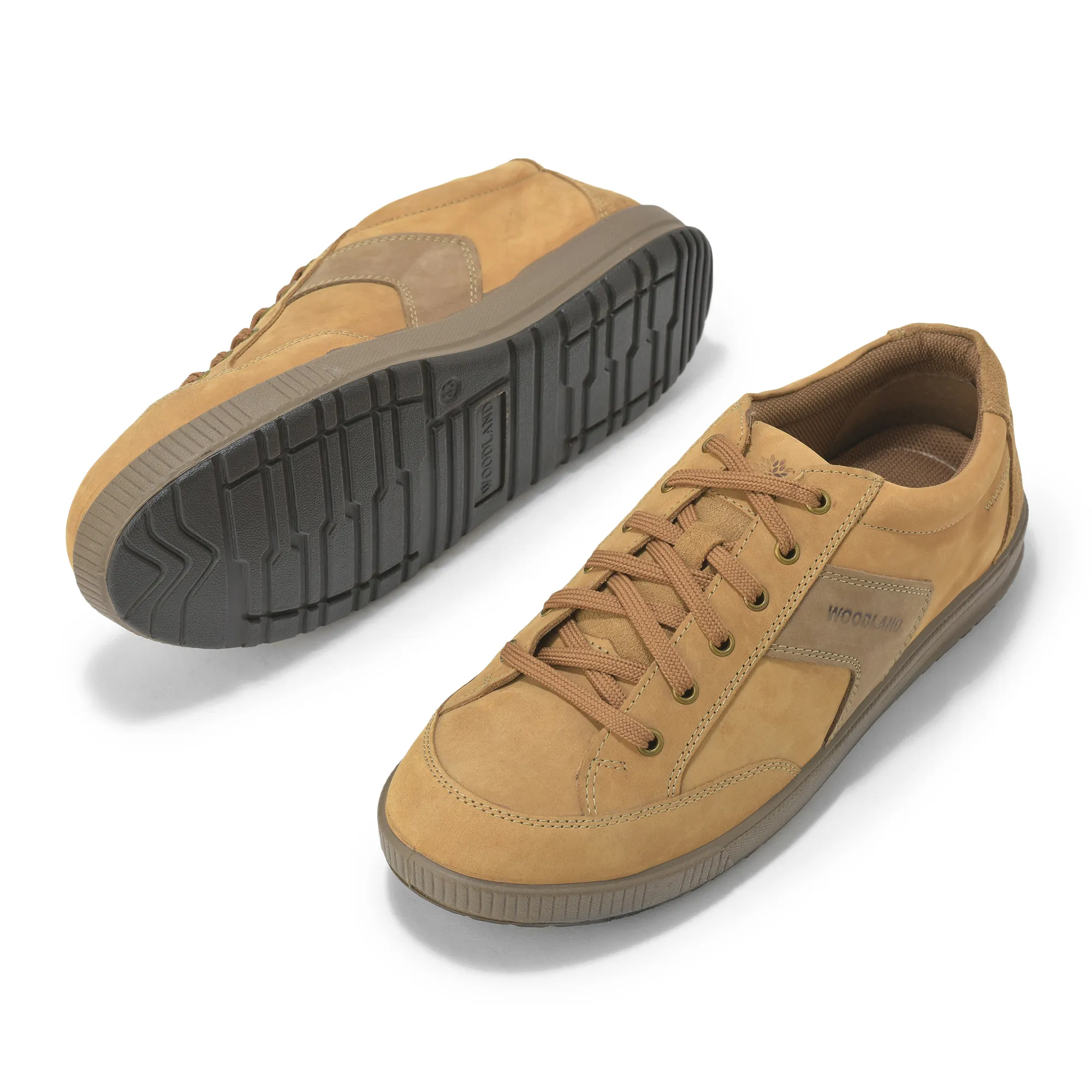 Woodland Camel Casual Lace Shoes - Thumbnail 6