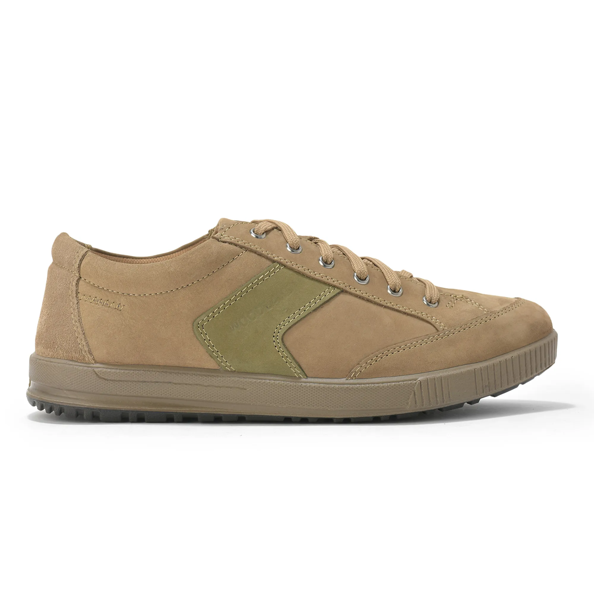 Woodland Dark Khaki Casual Lace Shoes - Thumbnail 2