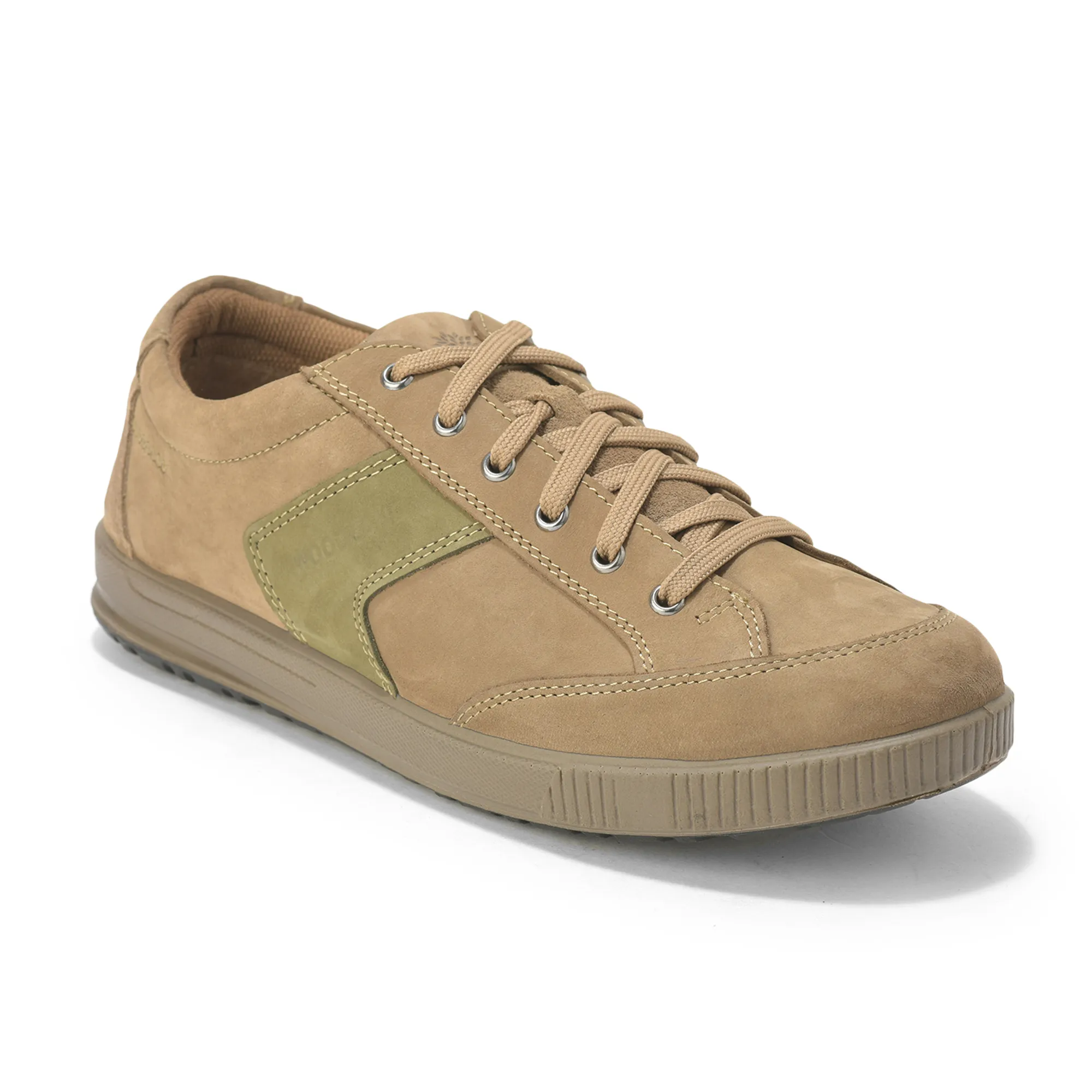 Woodland Dark Khaki Casual Lace Shoes - Thumbnail 3